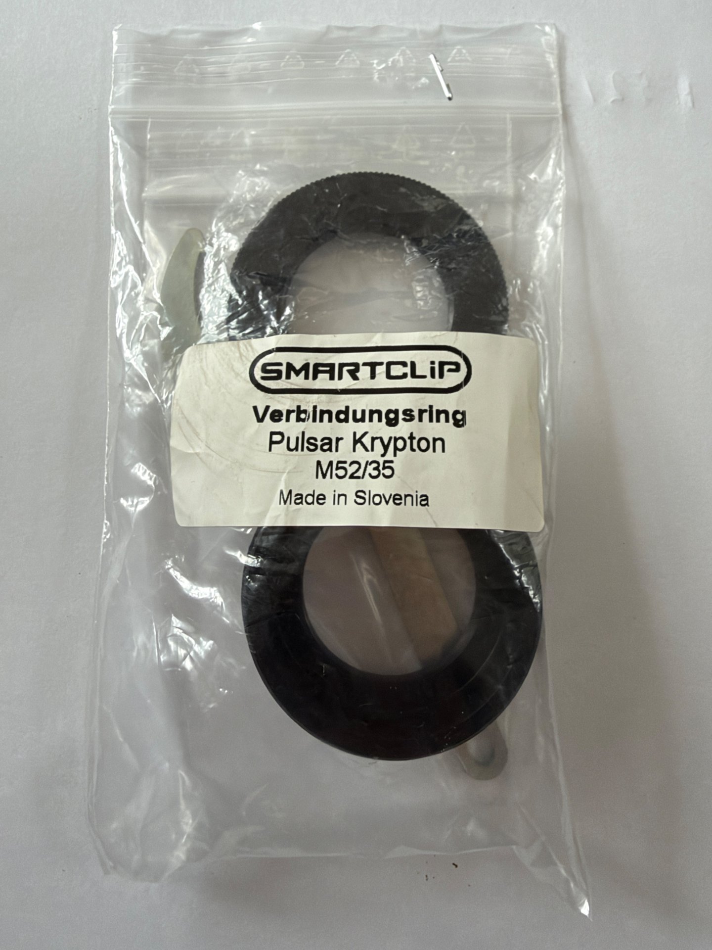 Smartclip Verbindungsring M52x0,75 / 35 mm für Pulsar Krypton inkl. Konterring & Schlüssel | neuwert – Bild 1