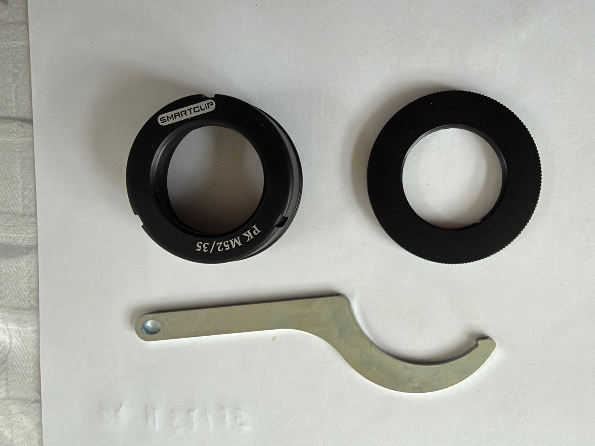 Smartclip Verbindungsring M52x0,75 / 35 mm für Pulsar Krypton inkl. Konterring & Schlüssel | neuwert – Bild 3