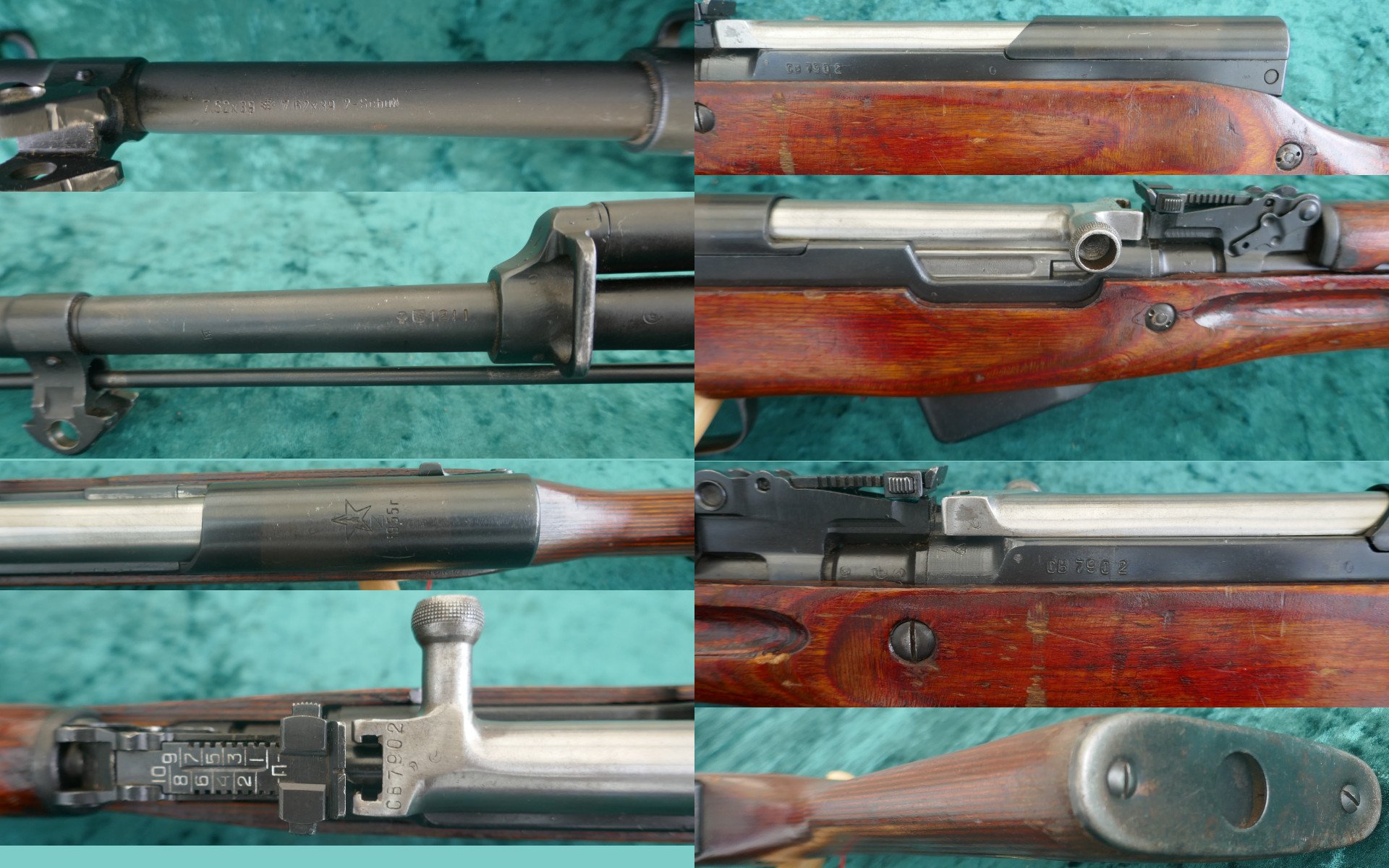Simonow SKS-45 M43 7,62x39 M43 Ischewsk 1955r [nicht AK47 Kalaschnikow – Bild 2