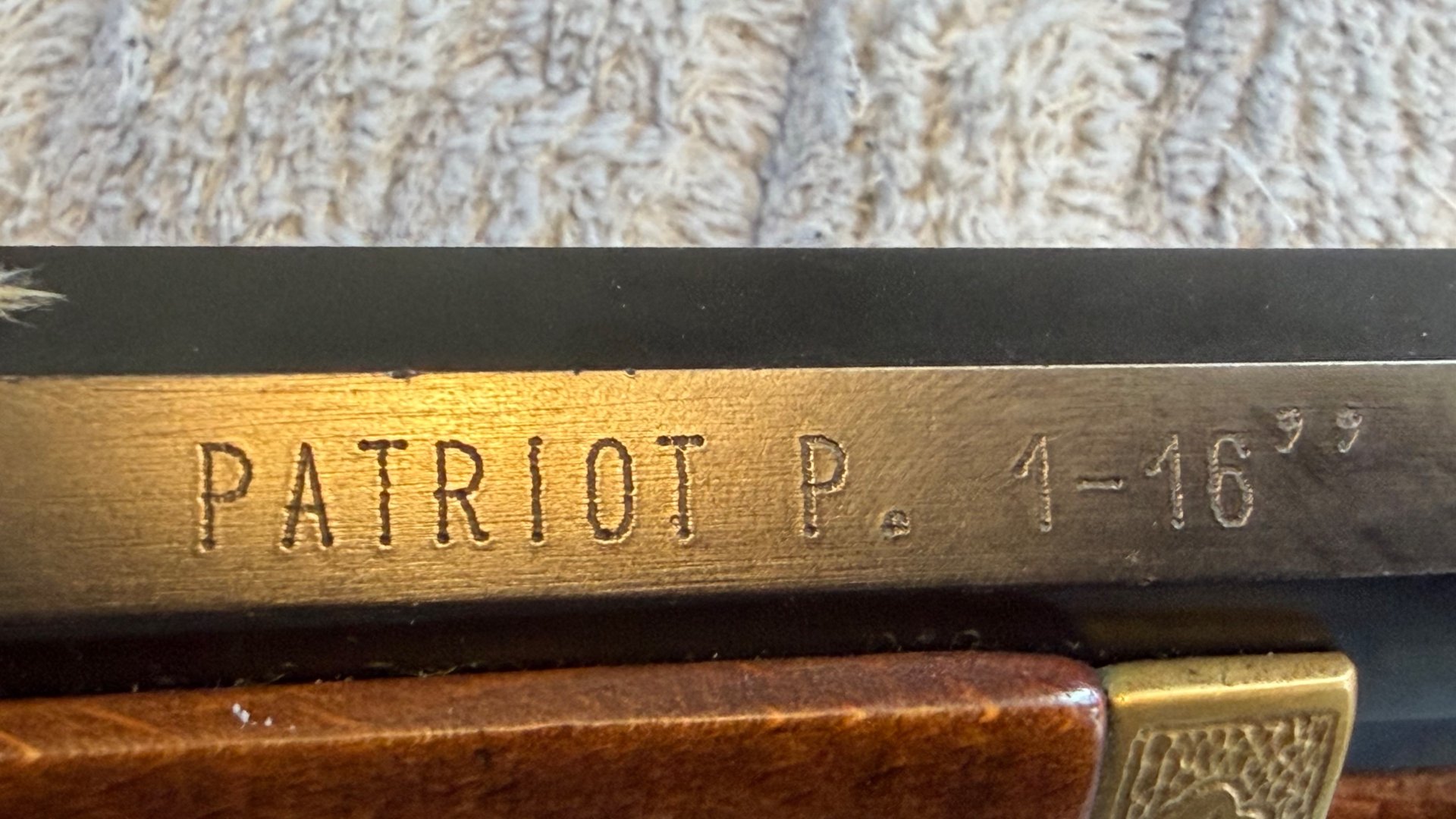 Vorderlader Pistole Patriot cal.45 – Bild 3