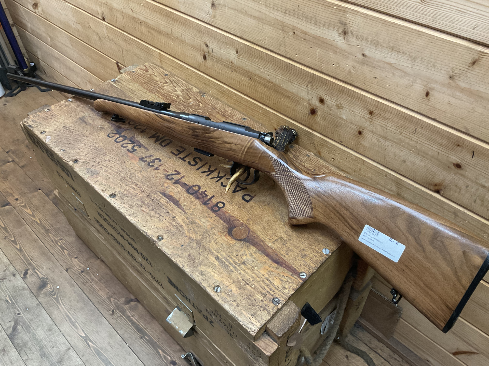 KK-Büchse CZ 452-2E ZKM, mit Luxusschaft!!! Kal..22lr., super Schaft!!! – Bild 1