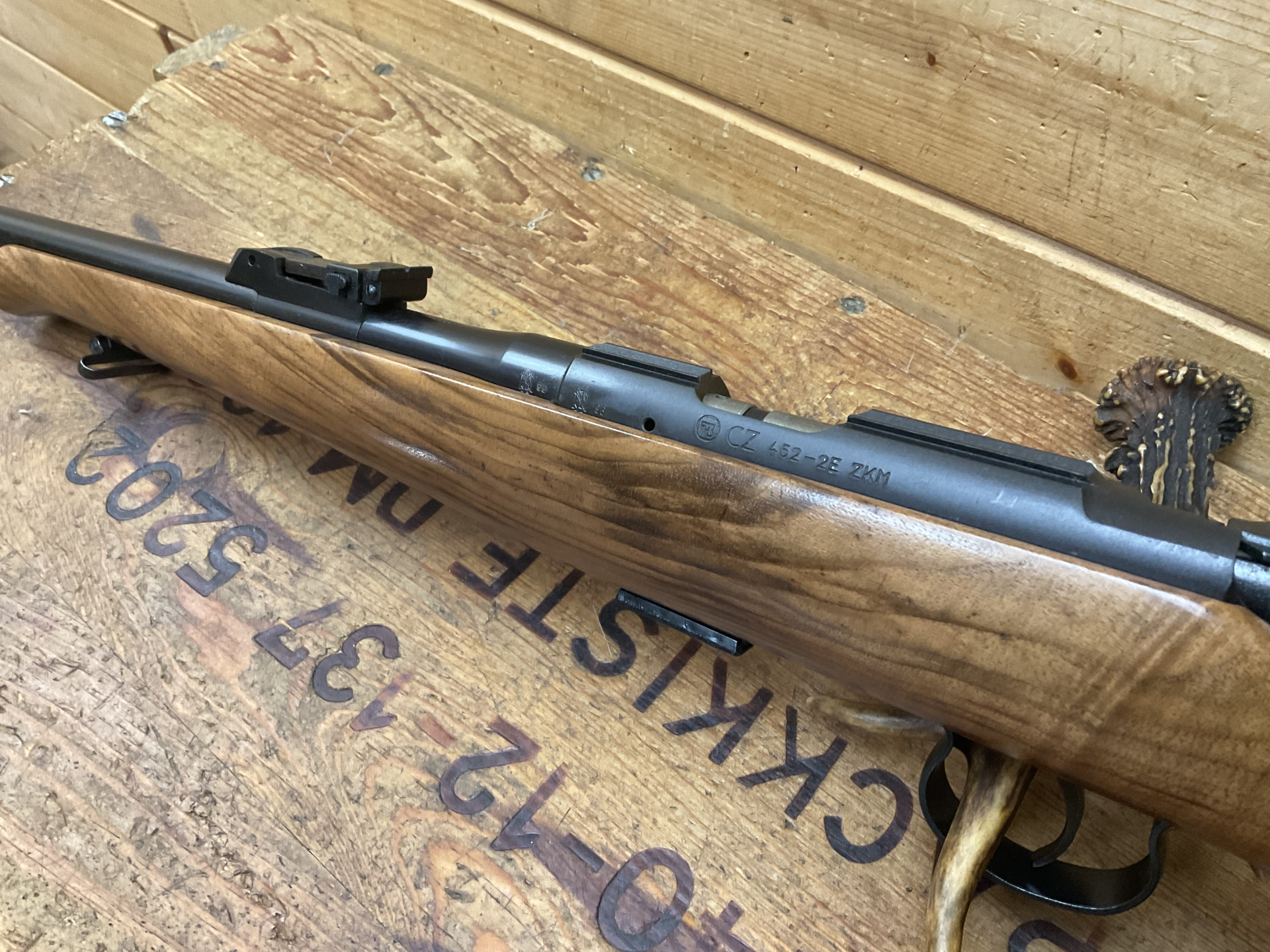 KK-Büchse CZ 452-2E ZKM, mit Luxusschaft!!! Kal..22lr., super Schaft!!! – Bild 2