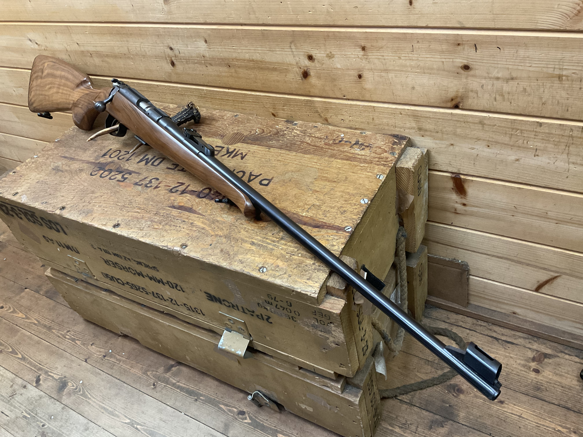 KK-Büchse CZ 452-2E ZKM, mit Luxusschaft!!! Kal..22lr., super Schaft!!! – Bild 4