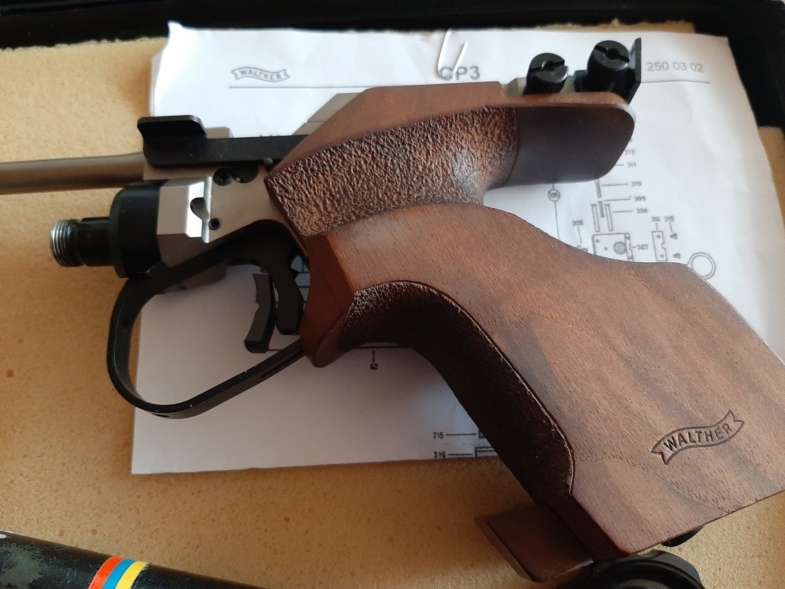 CO² Luftpistole Walther CP3 Gebraucht! – Bild 3