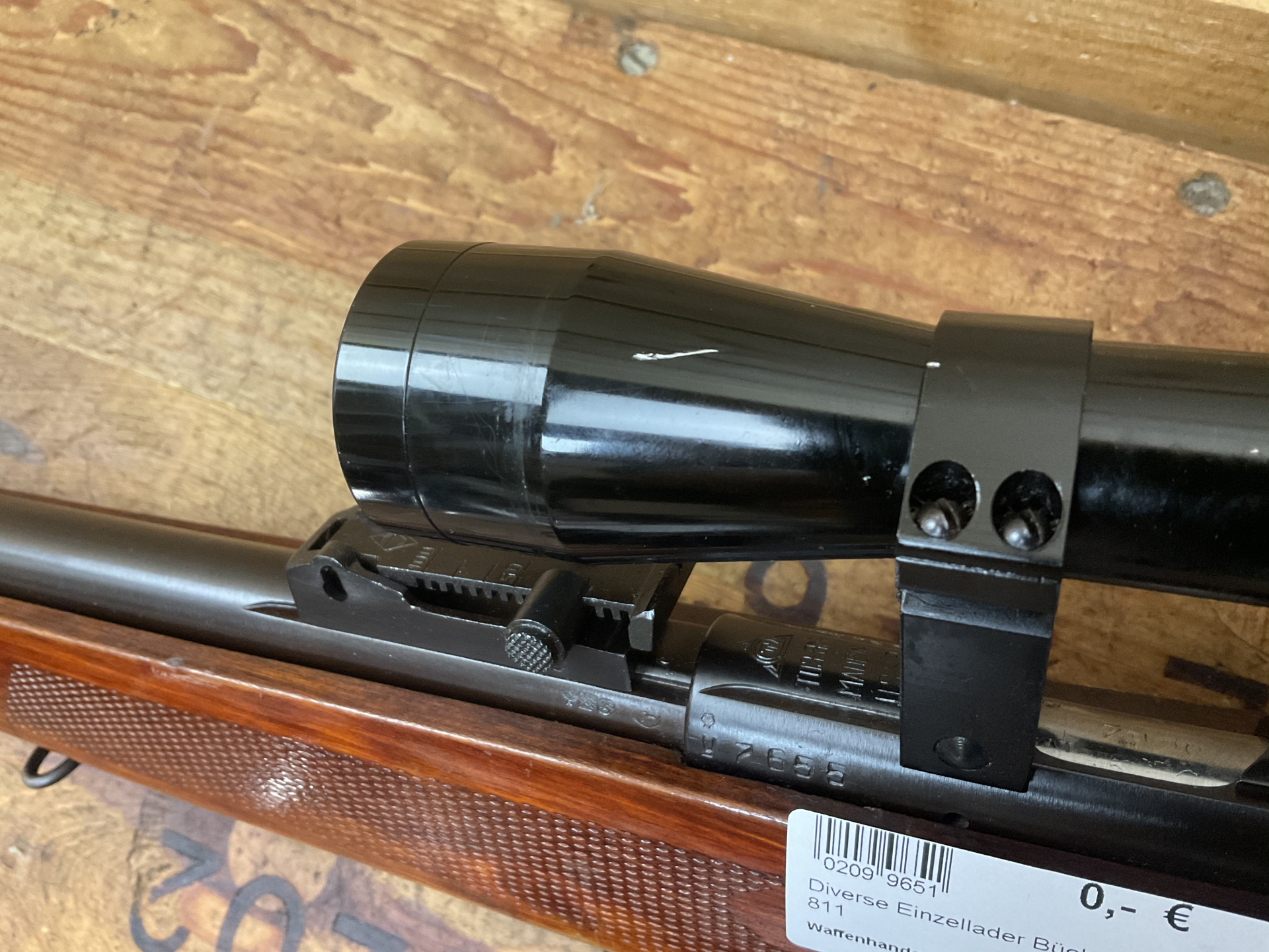 Einzellader TOZ T03-8M, Kal..22lr., dicker Lauf! mit ZF Bushmaster 4x32! – Bild 2