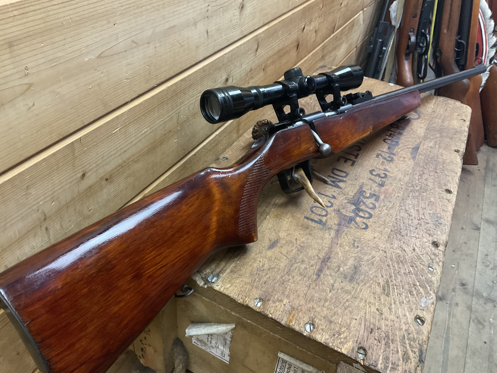 Einzellader TOZ T03-8M, Kal..22lr., dicker Lauf! mit ZF Bushmaster 4x32! – Bild 6