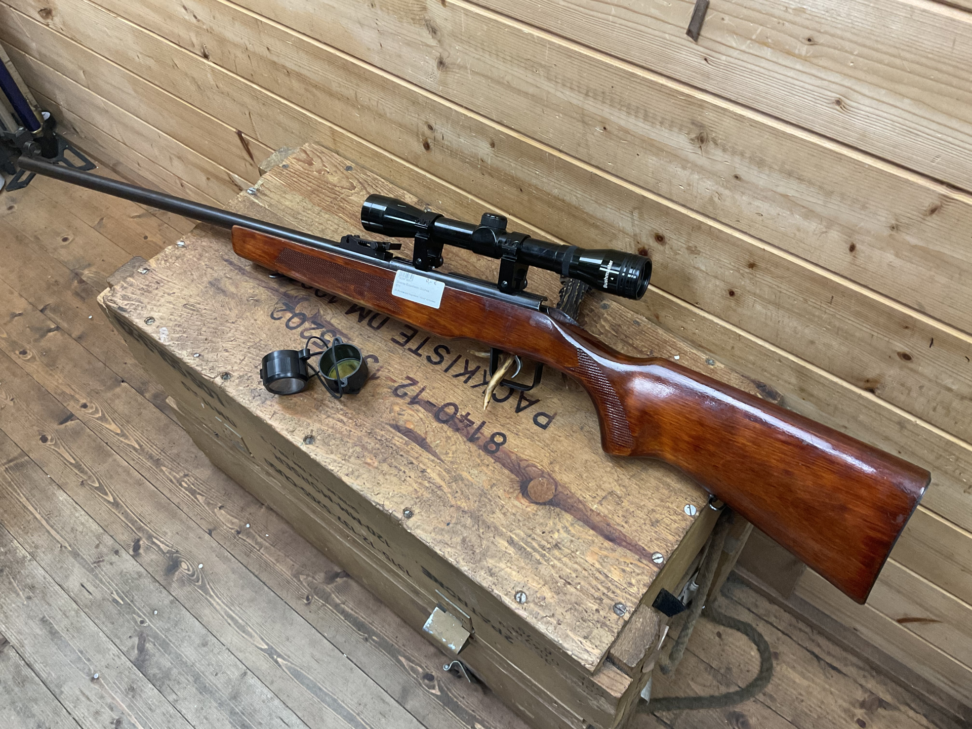 Einzellader TOZ T03-8M, Kal..22lr., dicker Lauf! mit ZF Bushmaster 4x32! – Bild 1