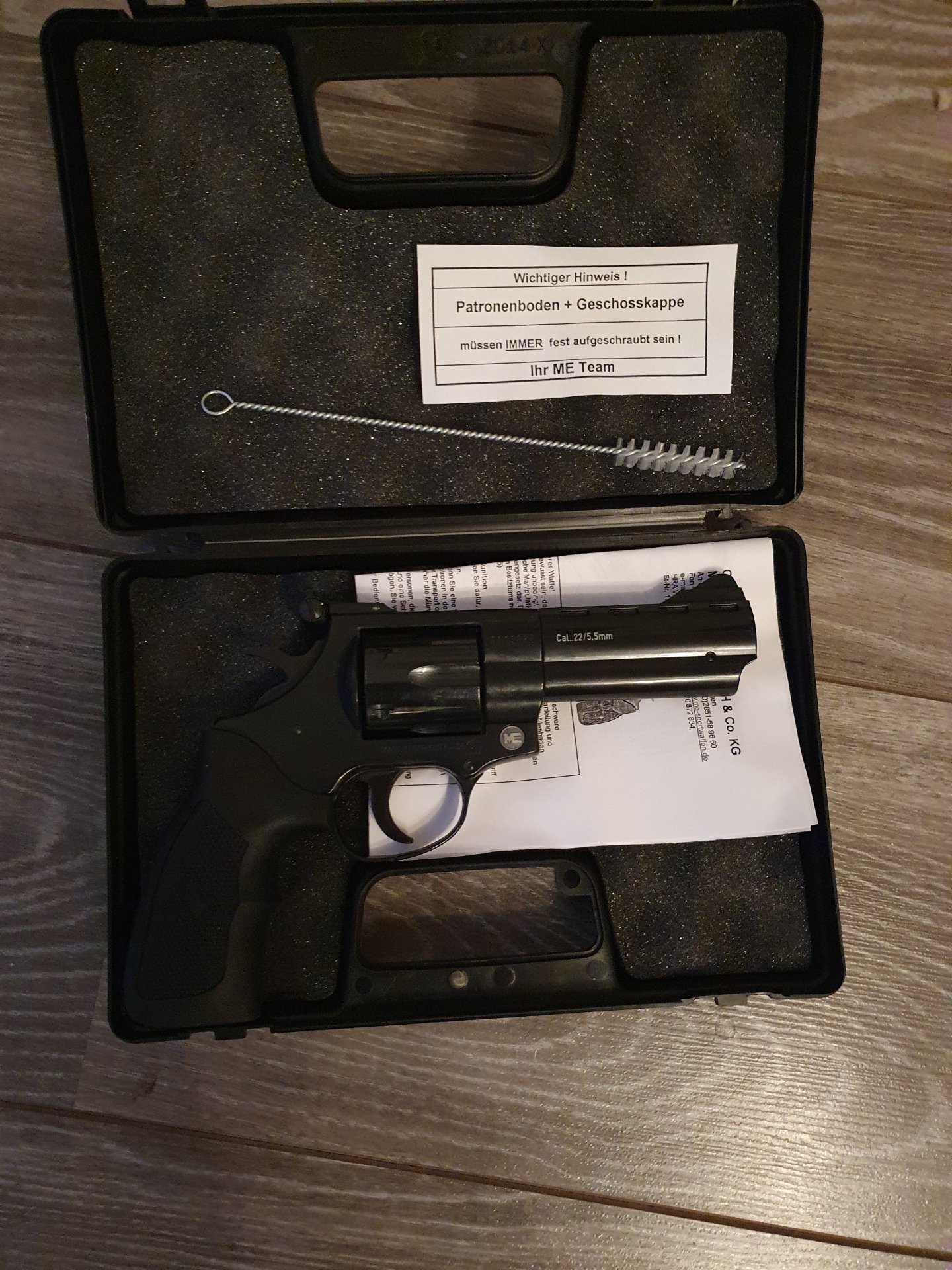 LEP Druckluft Revolver ME Bull Barrel 4 Zoll Kaliber 5,5 mm – Bild 4