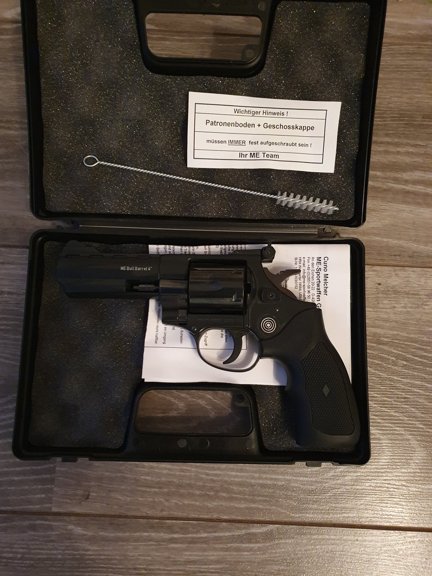 LEP Druckluft Revolver ME Bull Barrel 4 Zoll Kaliber 5,5 mm – Bild 3