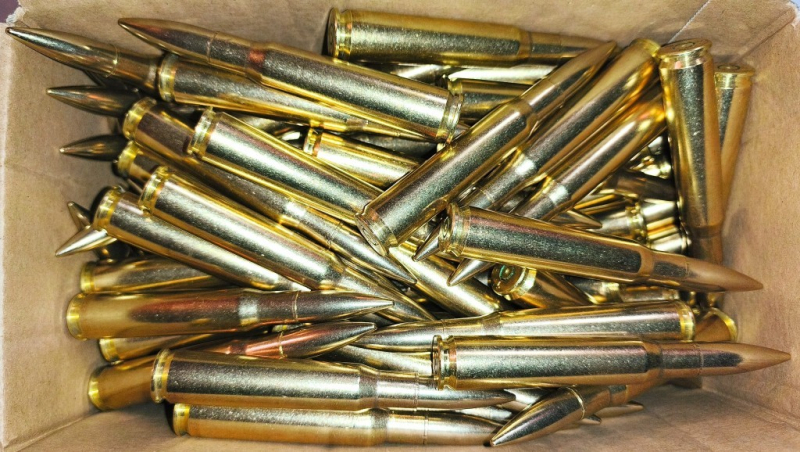 12,7 mm Deko Patrone Dekomunition Dekopatrone 12,7 x 99 mm Deko Patrone 12,7x99 mm NATO Nammo 2015 – Bild 1