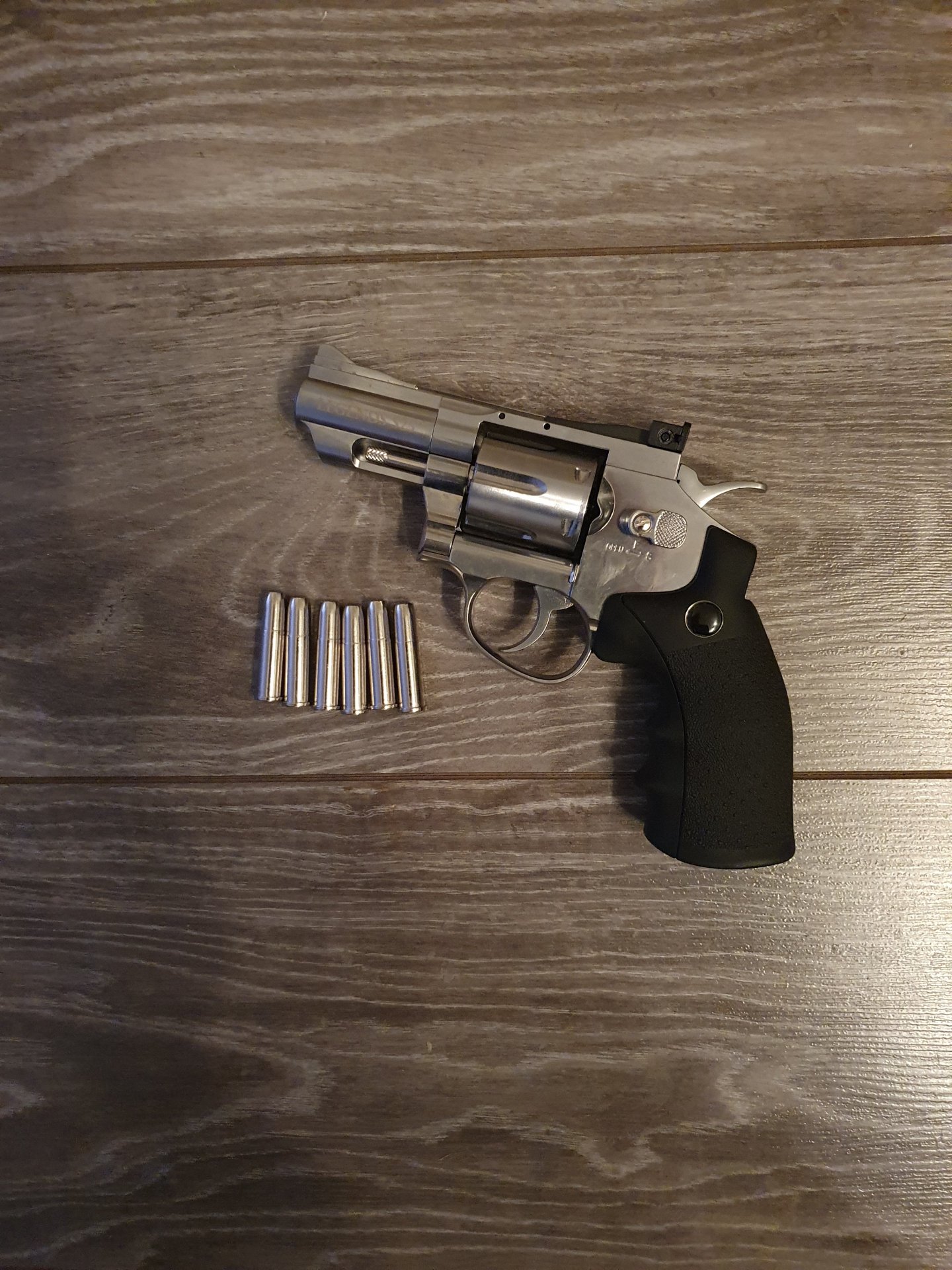 CO2 Revolver Umarex Legends S25 2,5 Zoll Lauf Vollmetall Nickel Finish Kaliber 4,5 mm Diabolo – Bild 5