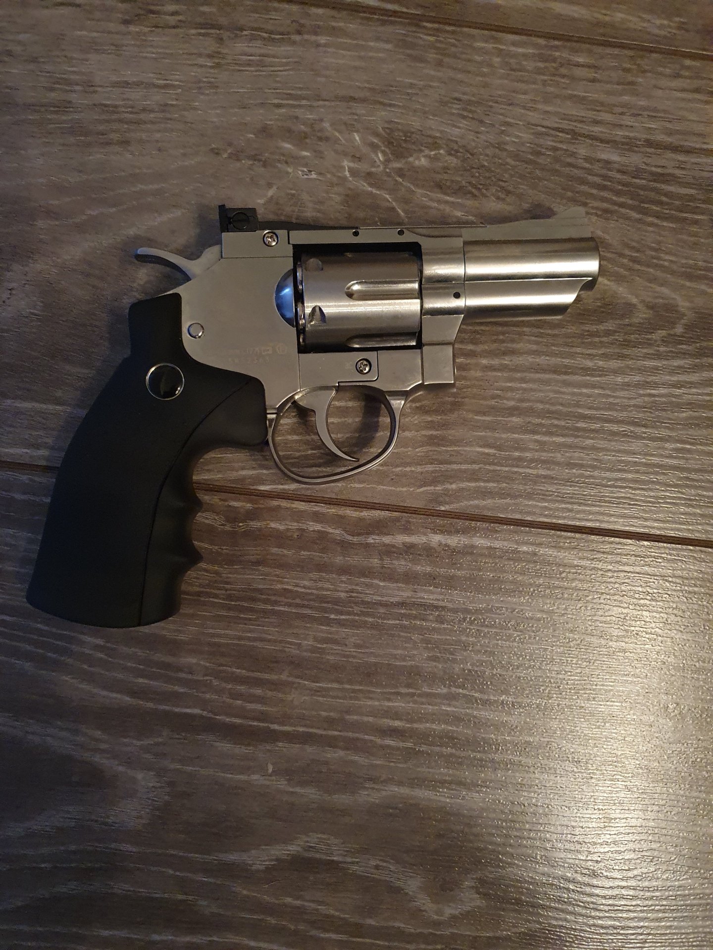 CO2 Revolver Umarex Legends S25 2,5 Zoll Lauf Vollmetall Nickel Finish Kaliber 4,5 mm Diabolo – Bild 3