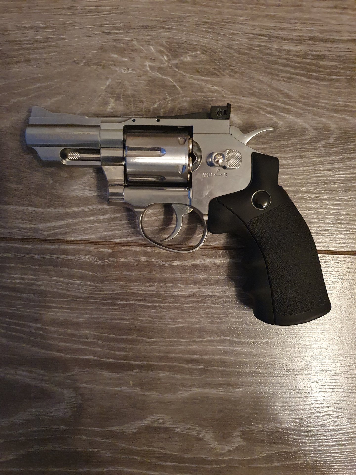 CO2 Revolver Umarex Legends S25 2,5 Zoll Lauf Vollmetall Nickel Finish Kaliber 4,5 mm Diabolo – Bild 4