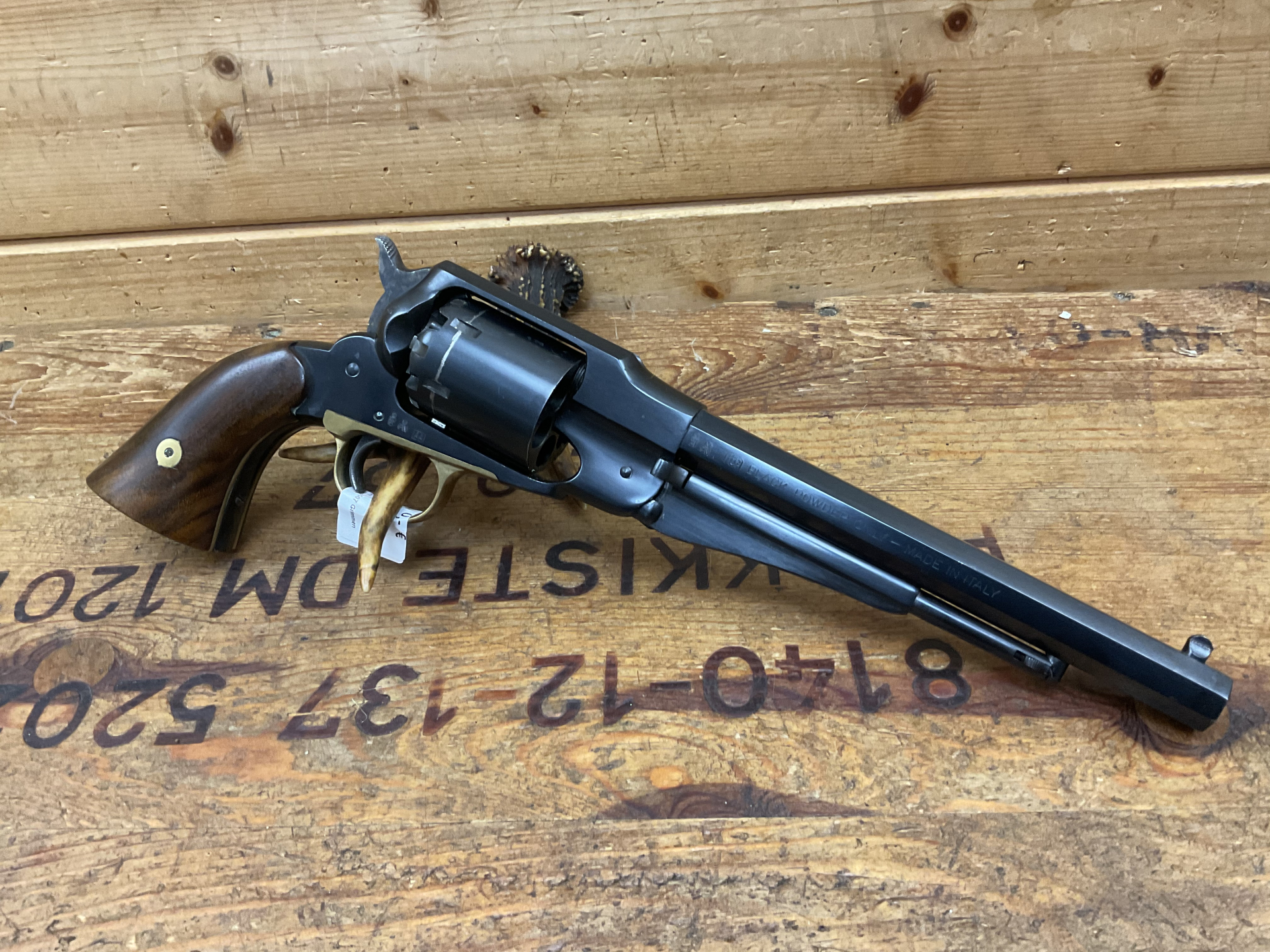 Vorderlader Revolver Black Powder only Uberti Mod.1858 New Army Cal.44, sehr guter Zustand!!! – Bild 4