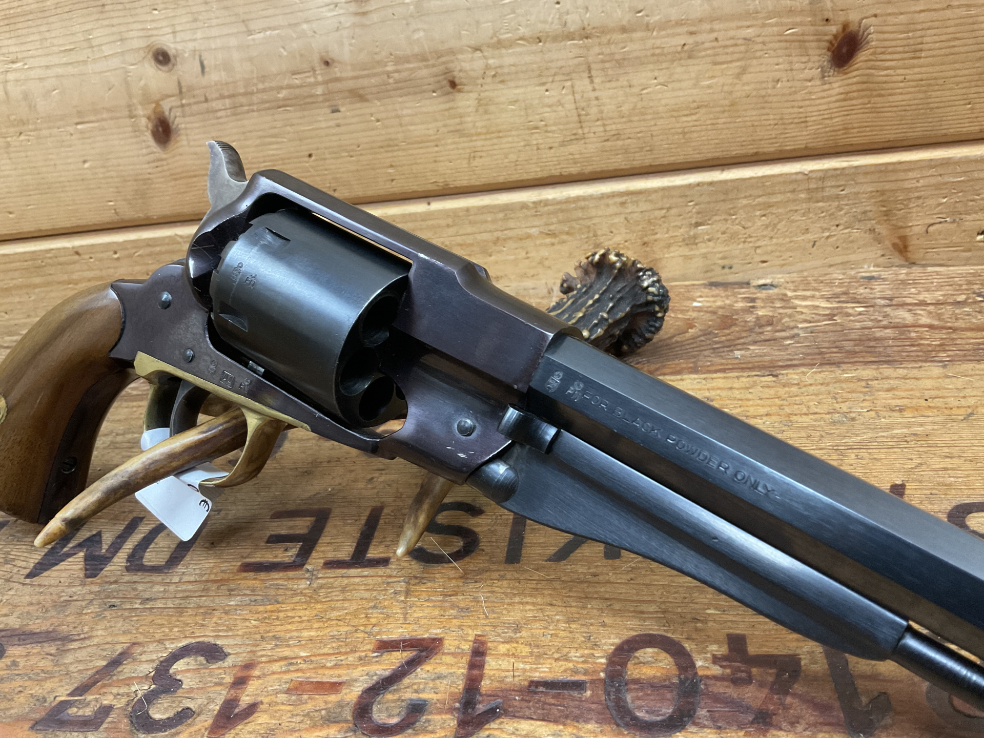 Vorderlader Revolver Black Powder only ARMI SAN PAOL Mod.1858 New Army Cal.44, guter Zustand!!! – Bild 5
