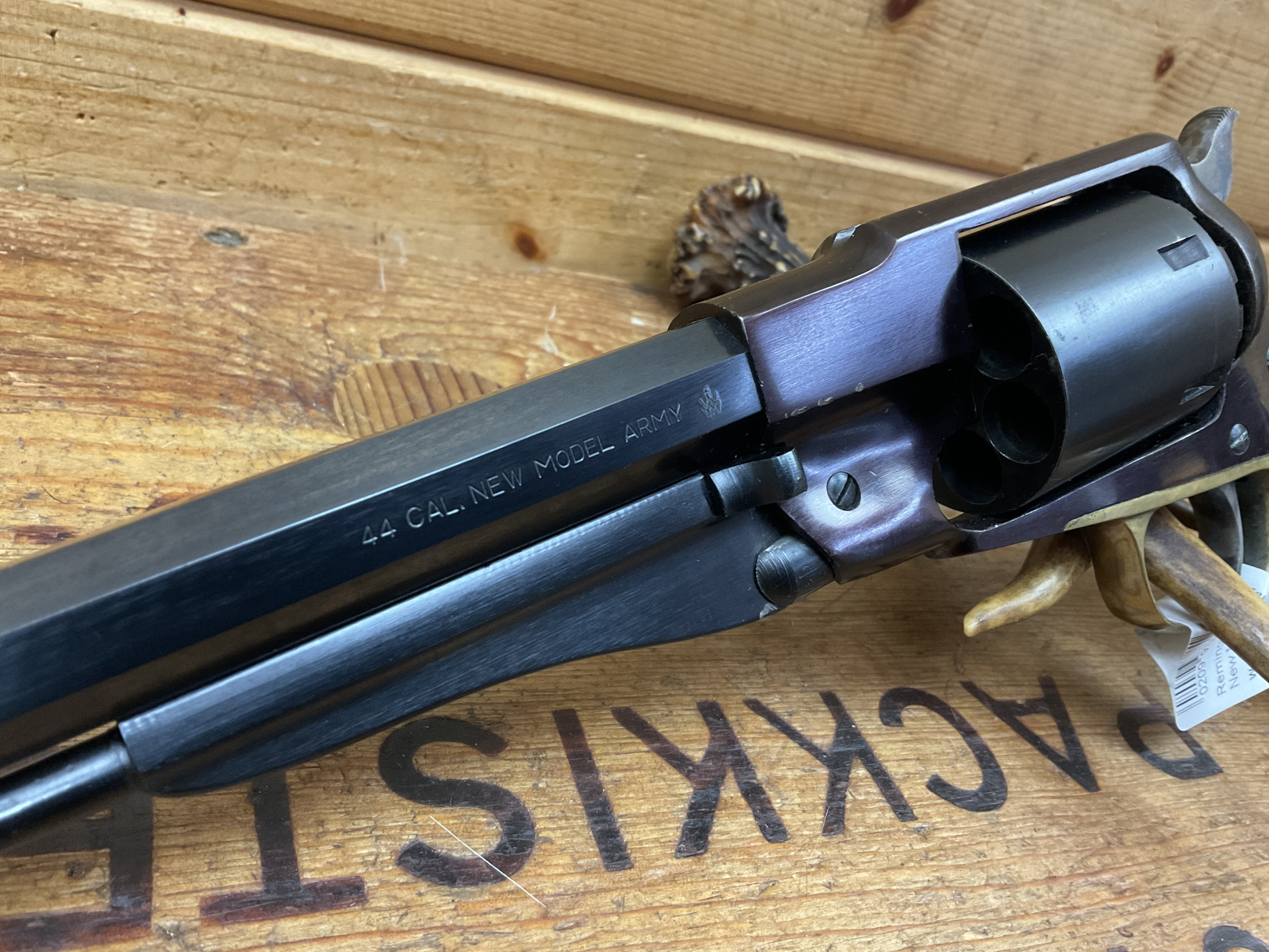 Vorderlader Revolver Black Powder only ARMI SAN PAOL Mod.1858 New Army Cal.44, guter Zustand!!! – Bild 2