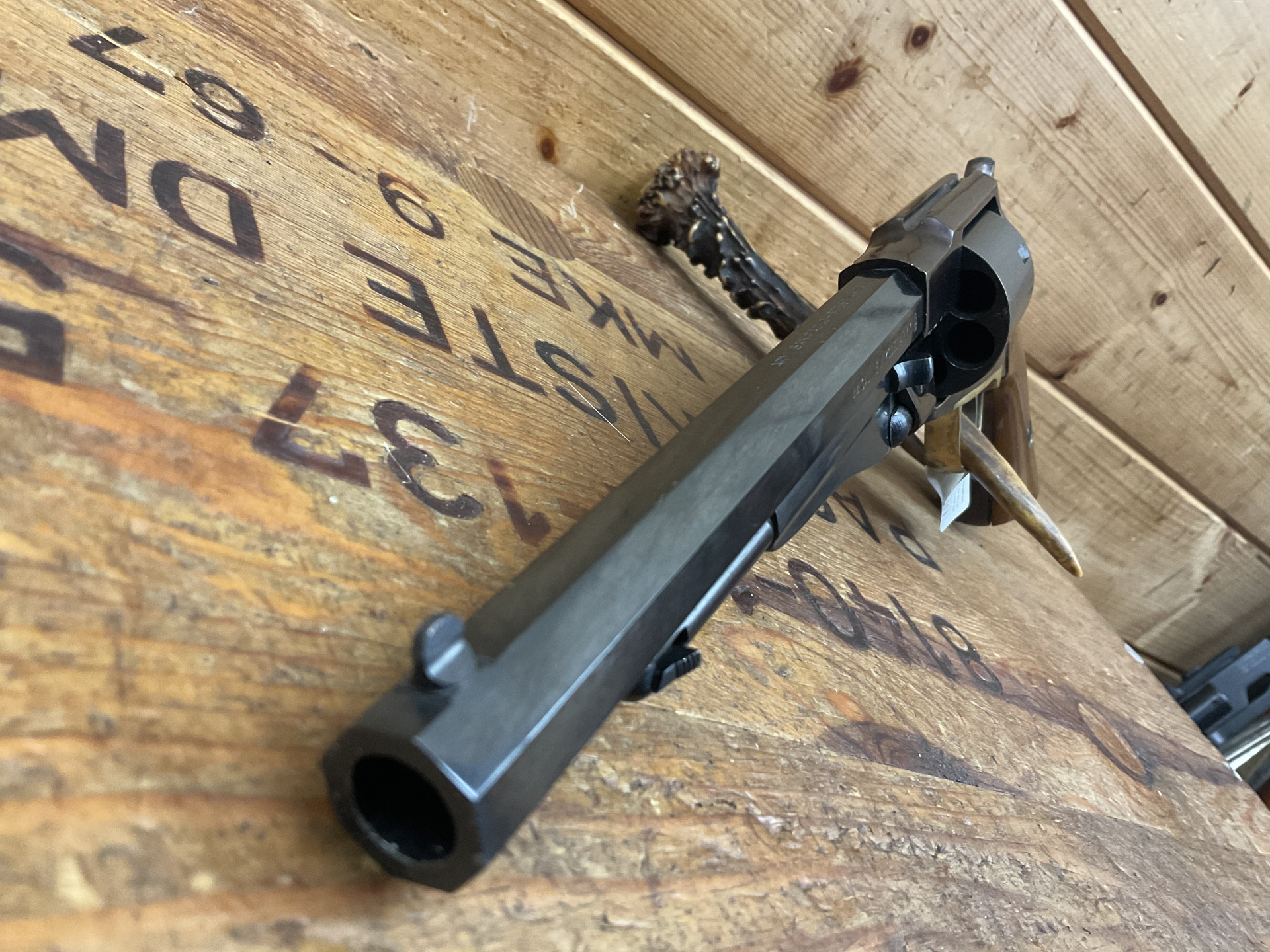 Vorderlader Revolver Black Powder only ARMI SAN PAOL Mod.1858 New Army Cal.44, guter Zustand!!! – Bild 3