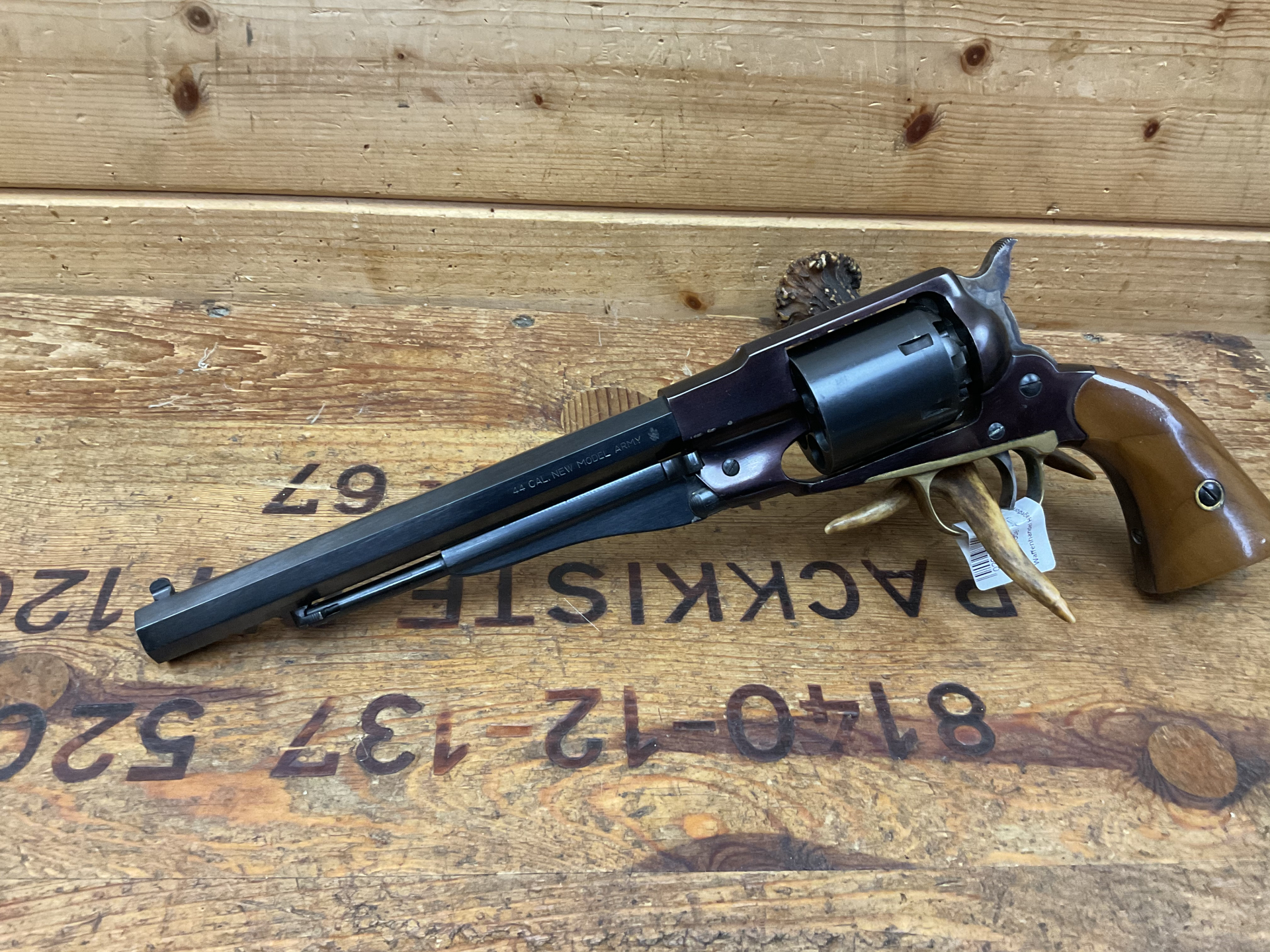 Vorderlader Revolver Black Powder only ARMI SAN PAOL Mod.1858 New Army Cal.44, guter Zustand!!! – Bild 1
