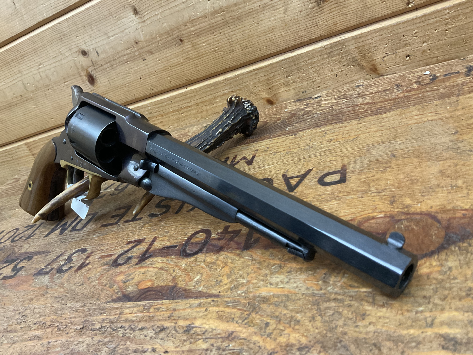 Vorderlader Revolver Black Powder only ARMI SAN PAOL Mod.1858 New Army Cal.44, guter Zustand!!! – Bild 6
