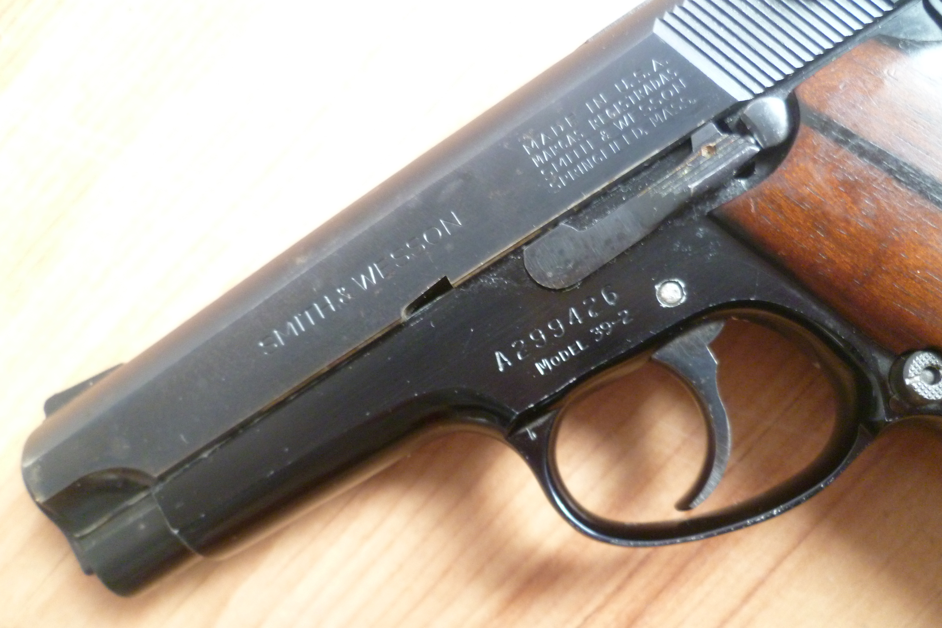 Pistole Smith & Wesson Model 39-2 9mm Luger – Bild 4
