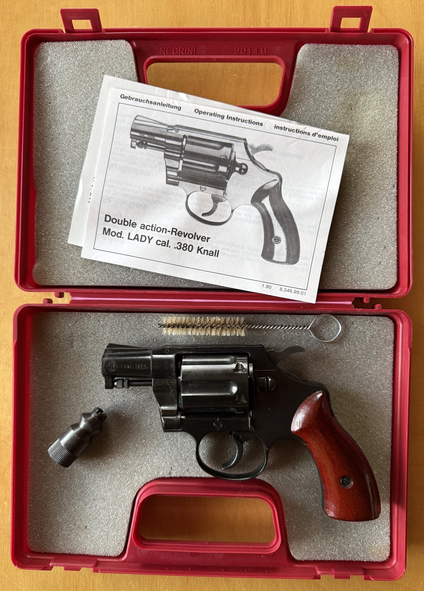 Schreckschuss-Revolver, Mod. UMA Lady, Kal 9mm R.K. (.380 Knall) – Bild 1