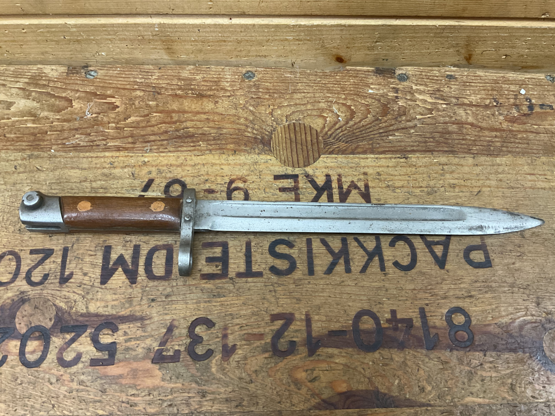 Bajonett 98er, Mannlicher M1895 vermutlich 1.WK, Österreichische Waffenfabriks-Gesellschaft in Steyr – Bild 2