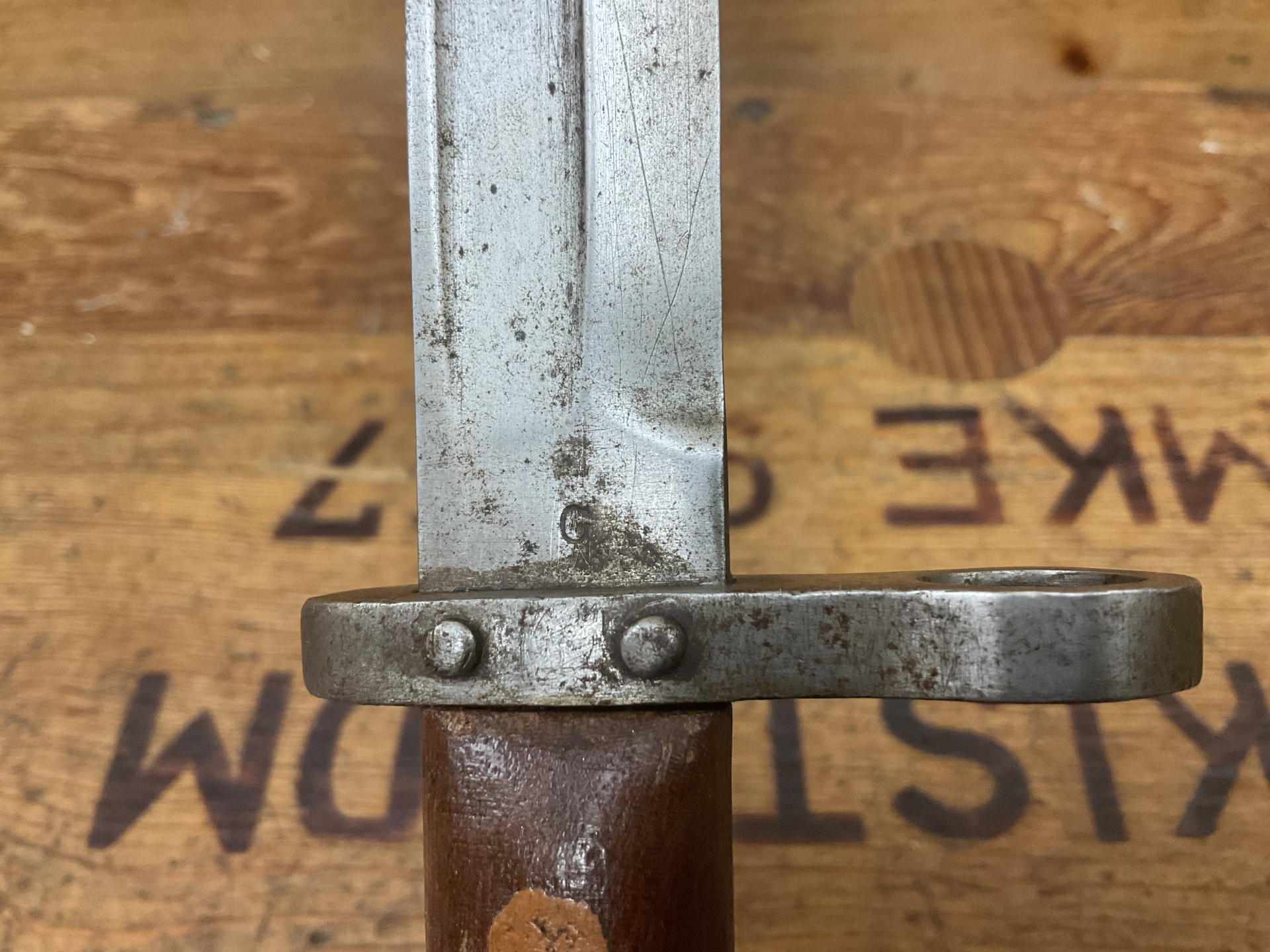 Bajonett 98er, Mannlicher M1895 vermutlich 1.WK, Österreichische Waffenfabriks-Gesellschaft in Steyr – Bild 4