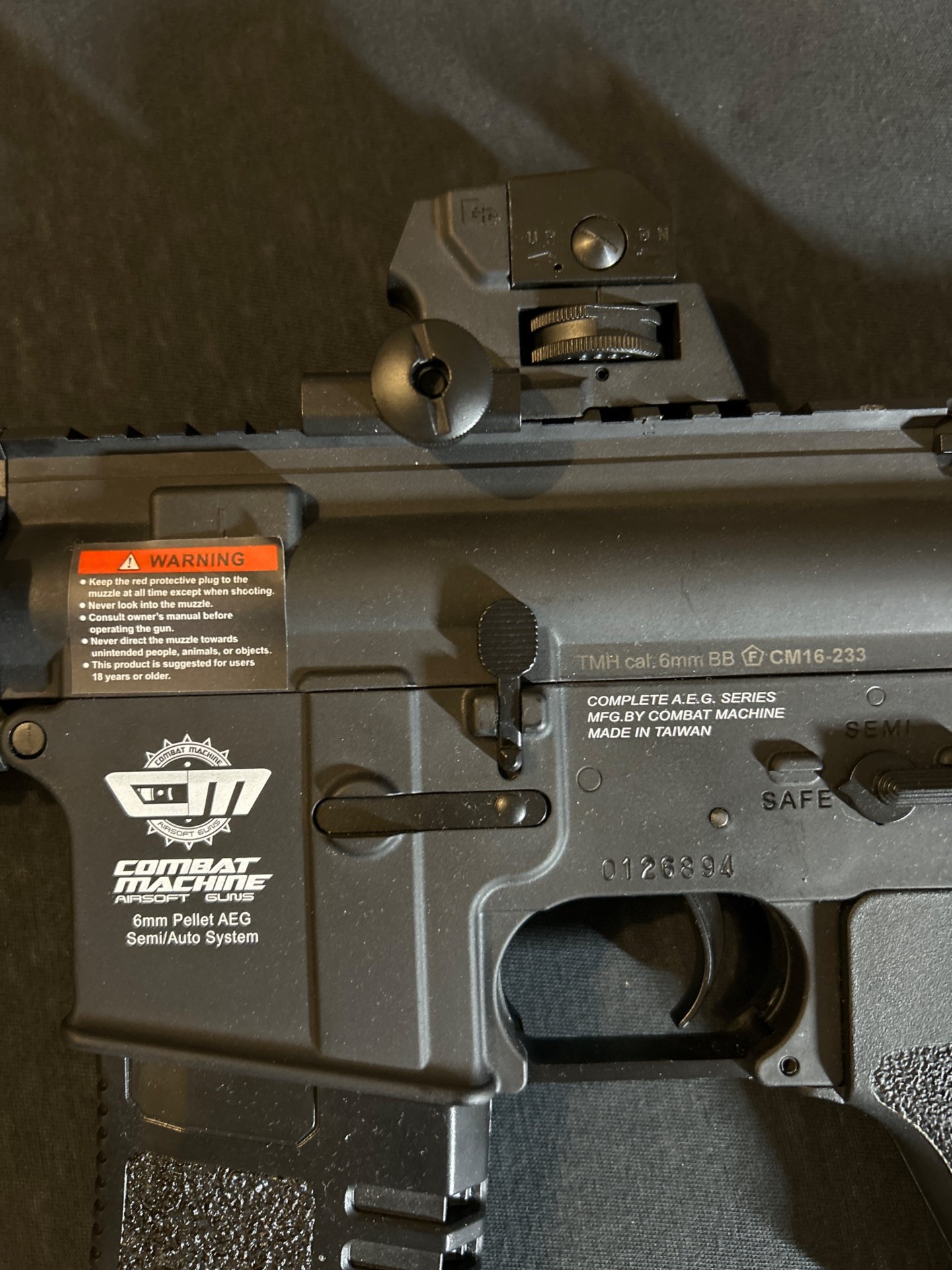 G&G CM16 Raider S-AEG Black – Bild 3