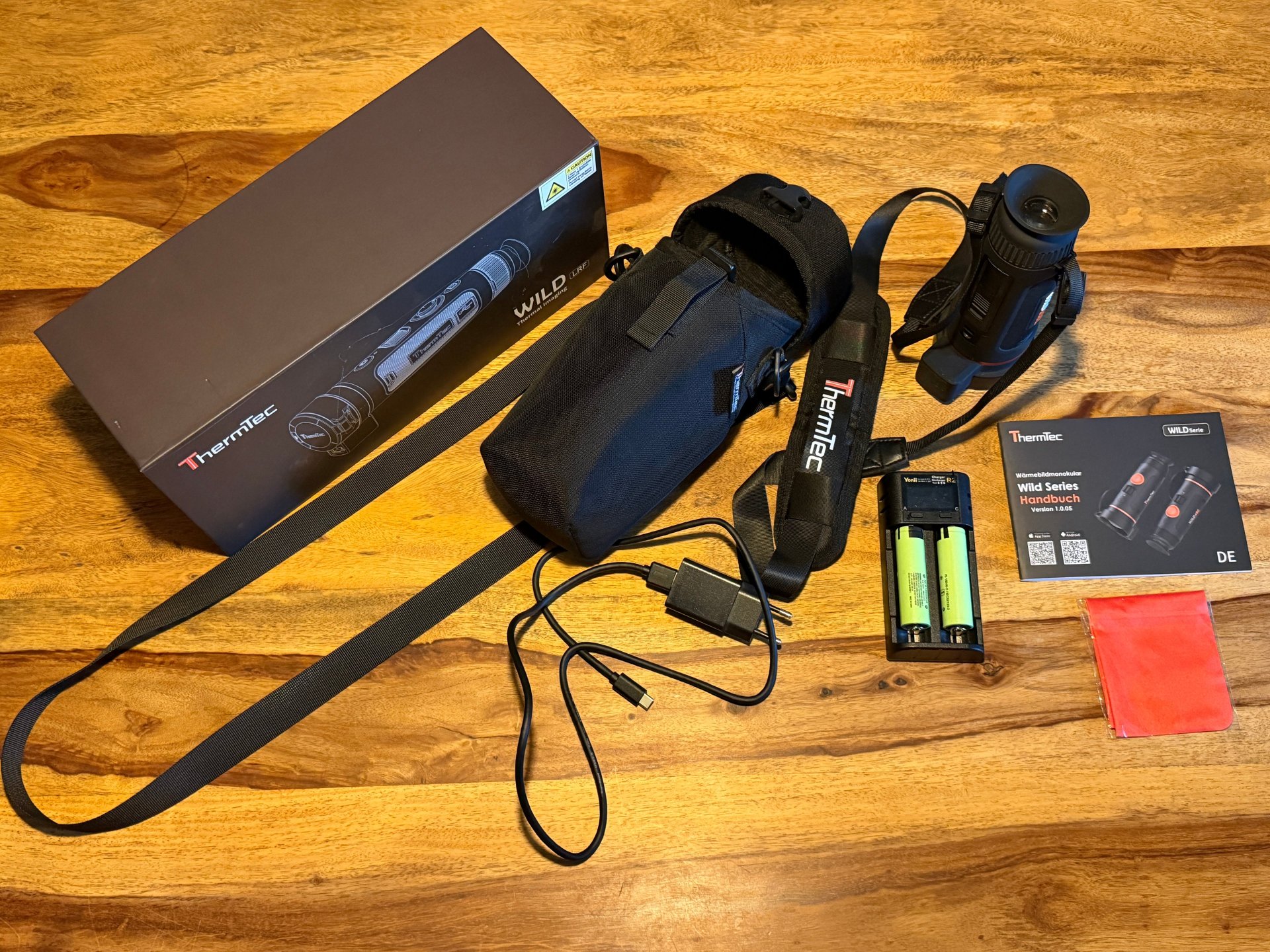 ThermTec WILD 650L Wärmebildgerät – neuwertig – 64 GB – Laser-Entfernungsmesser – Bild 2