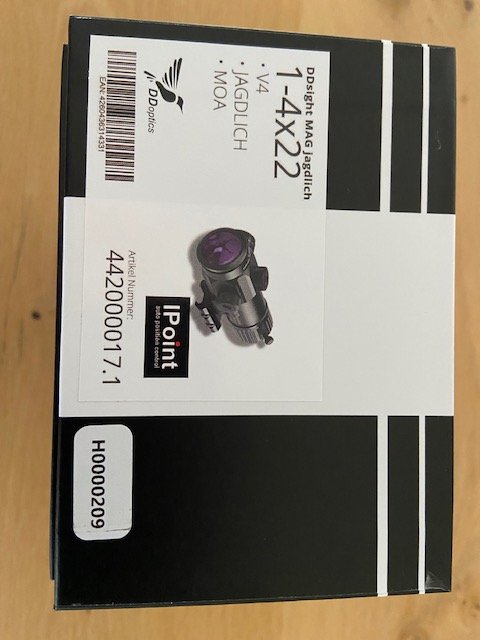 DDoptics DDsight MAG 1-4 x 22 RedDot-Visier, automatic Iposition control, jagdliches Absehen – Bild 1