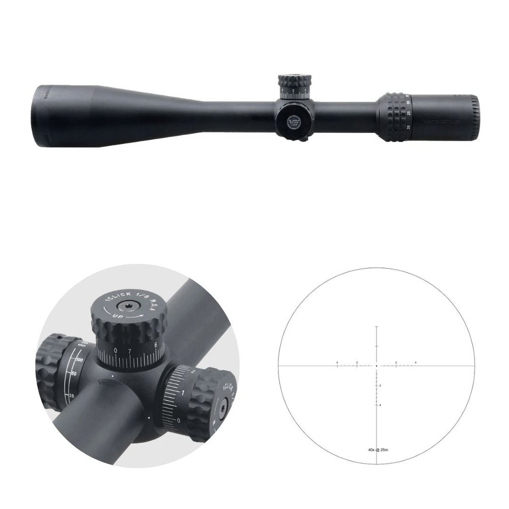 Vector Optics Sentinel X 10-40x50 SCOL-34 Zielfernrohr für BR25, Parallaxe ab 9 m, mit Montage – Bild 1