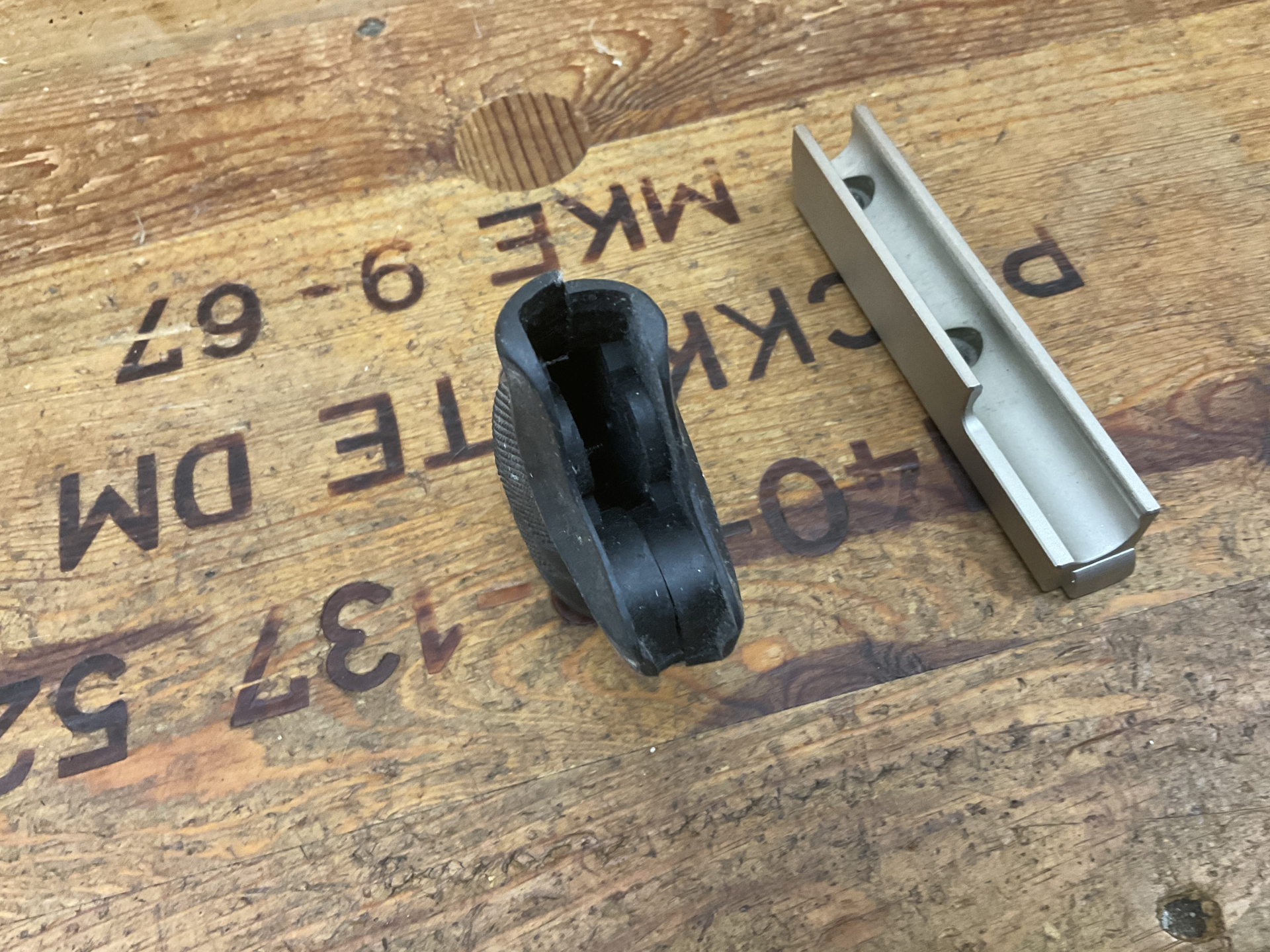 Laufgewicht für Revolver z.B. Smith&Wesson + Gummigriff – Bild 4