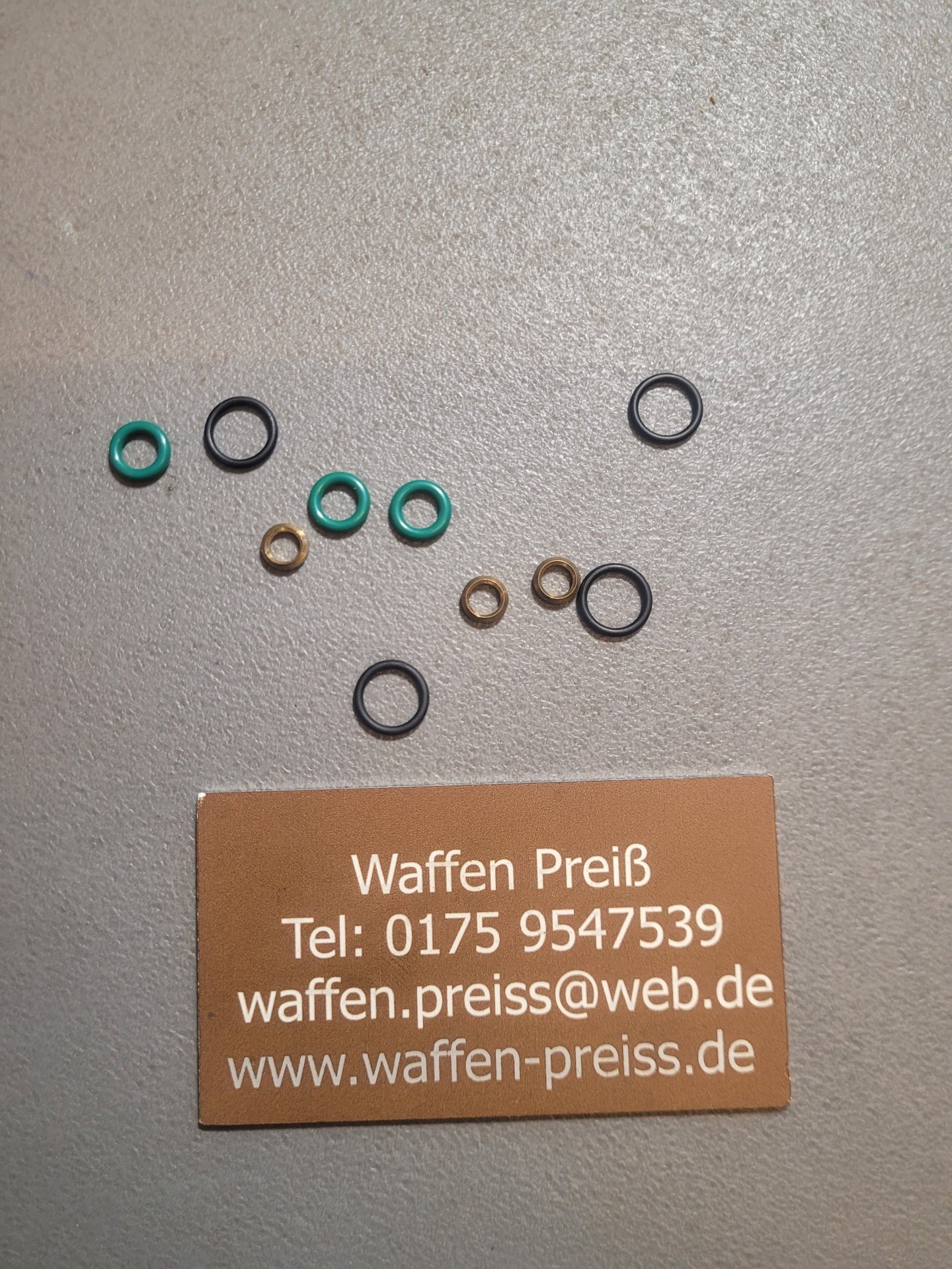 CP3 Walther Dichtungen Messingringe O-Ringe – Bild 2
