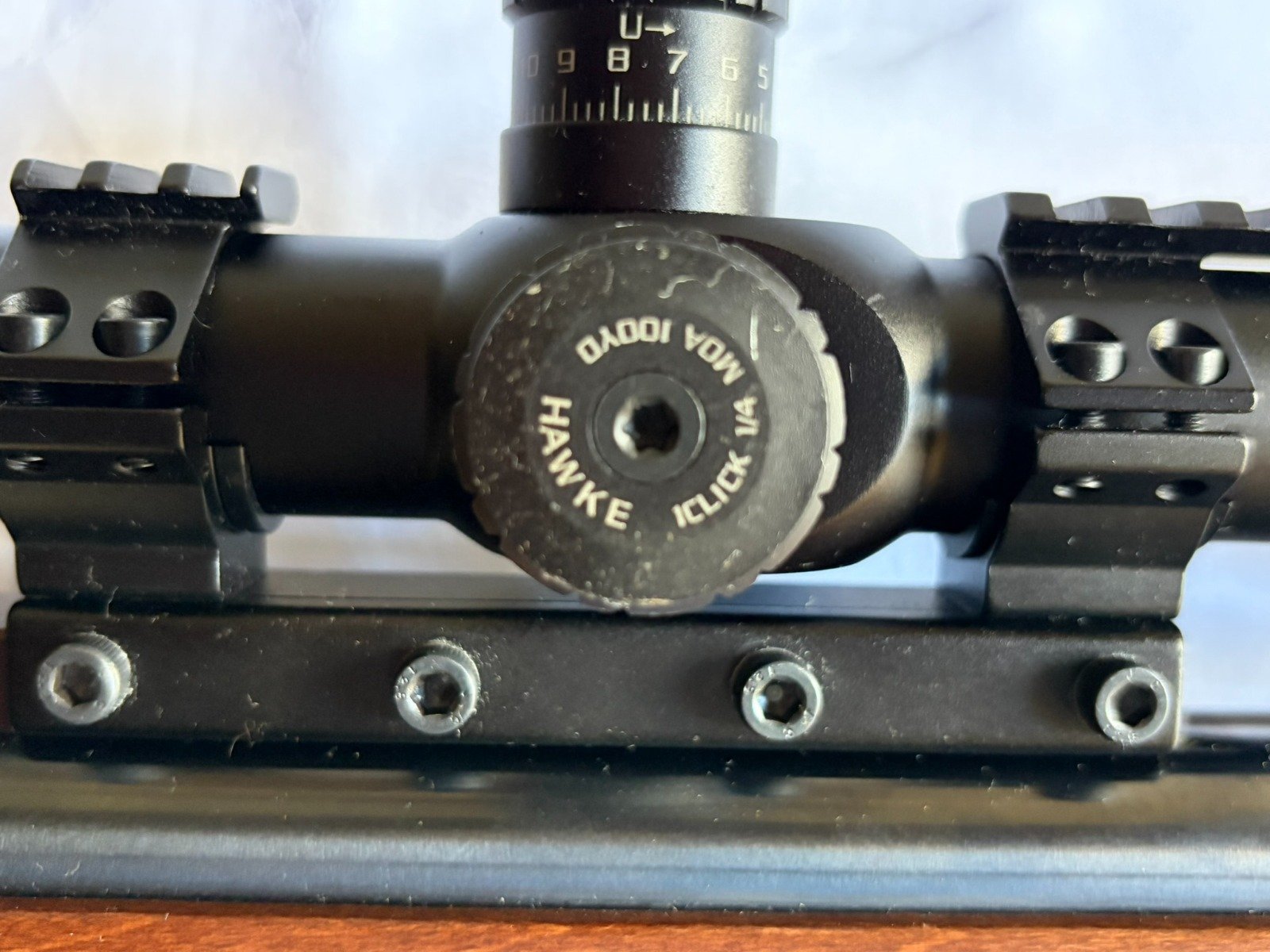 Weihrauch HW 97 K mit Zielfernrohr Hawke Sidewinder 4-16x50 – Bild 2