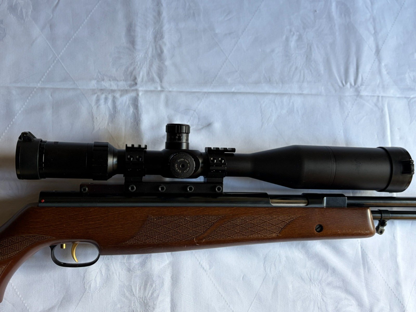 Weihrauch HW 97 K mit Zielfernrohr Hawke Sidewinder 4-16x50 – Bild 3