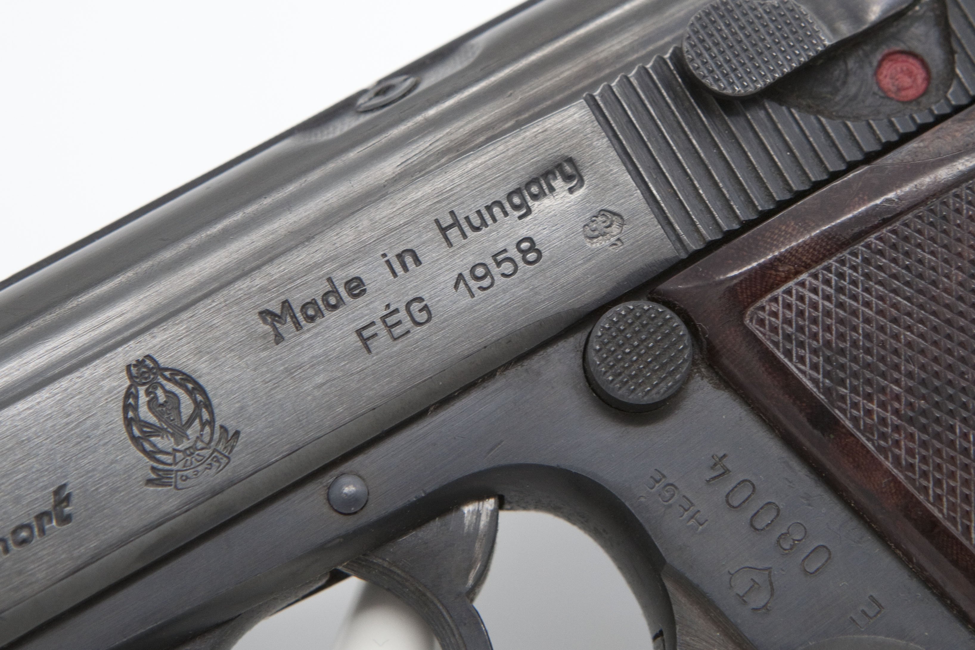 FÉG WALAM 48 – ägyptischer Behördenauftrag 1958 – 9 mm Browning kurz – E08004 – mit Holster – Bild 3