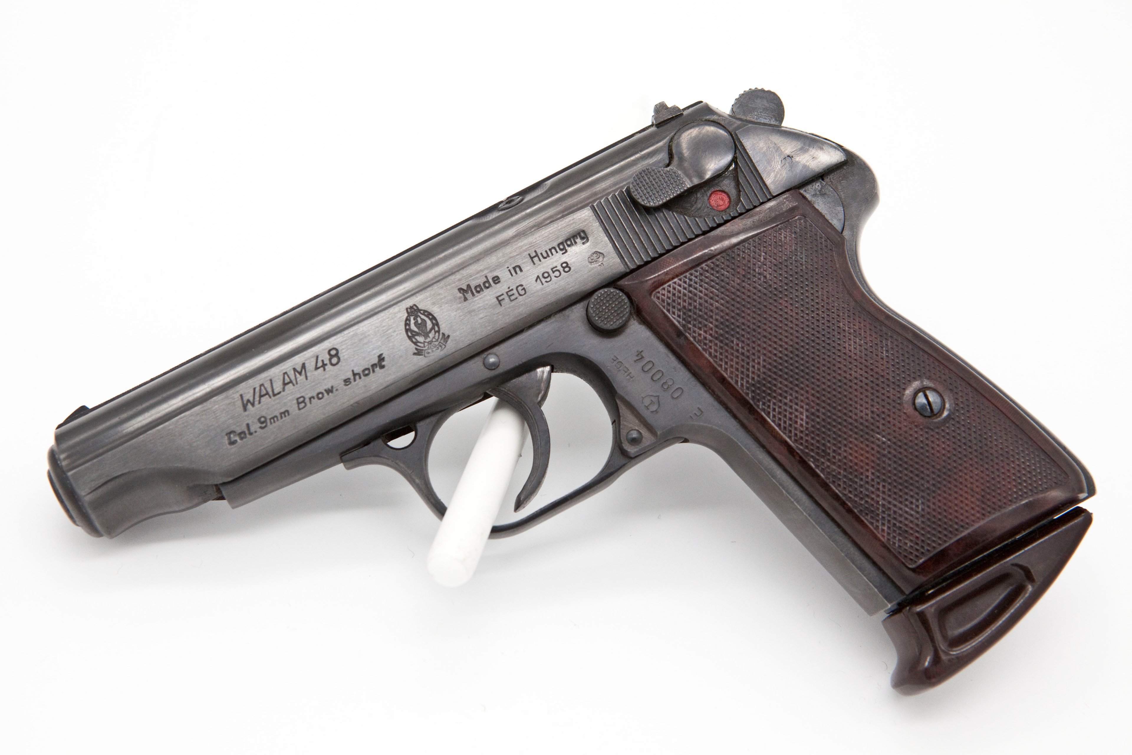 FÉG WALAM 48 – ägyptischer Behördenauftrag 1958 – 9 mm Browning kurz – E08004 – mit Holster – Bild 2