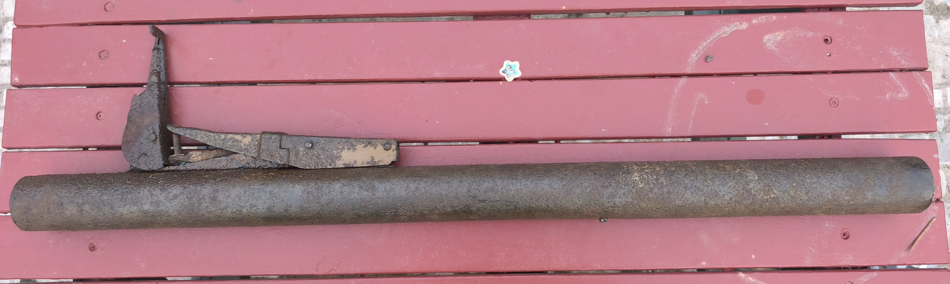 Panzerfaust 60 Rohr mit Stempel - Sandgelb - Dachboden - Wehrmacht Weltkrieg wk2 keine MP40 K98 mg42 – Bild 1