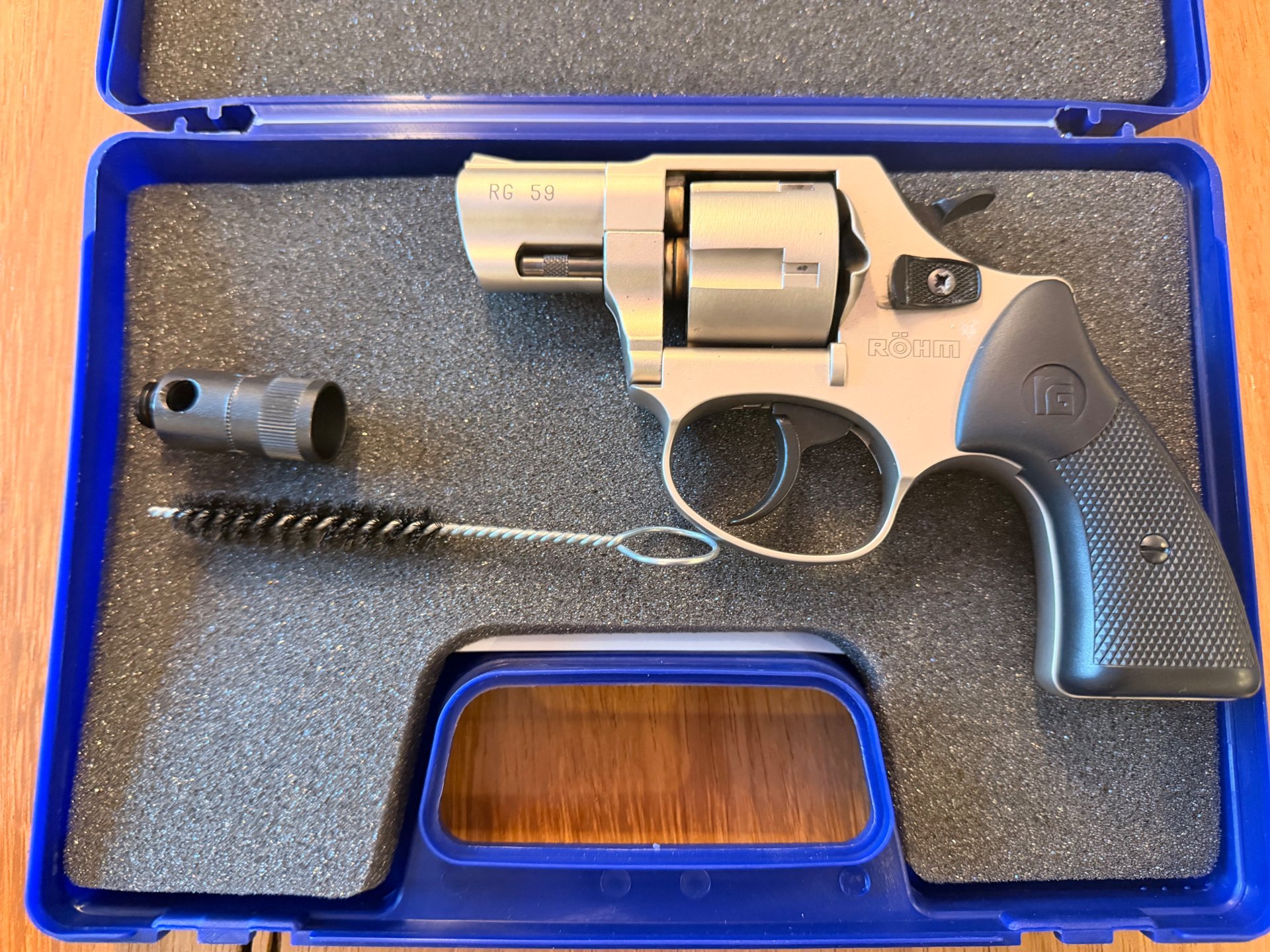 Röhm RG 59N Le Petit nickel Schreckschussrevolver 9mm R.K. – Bild 1