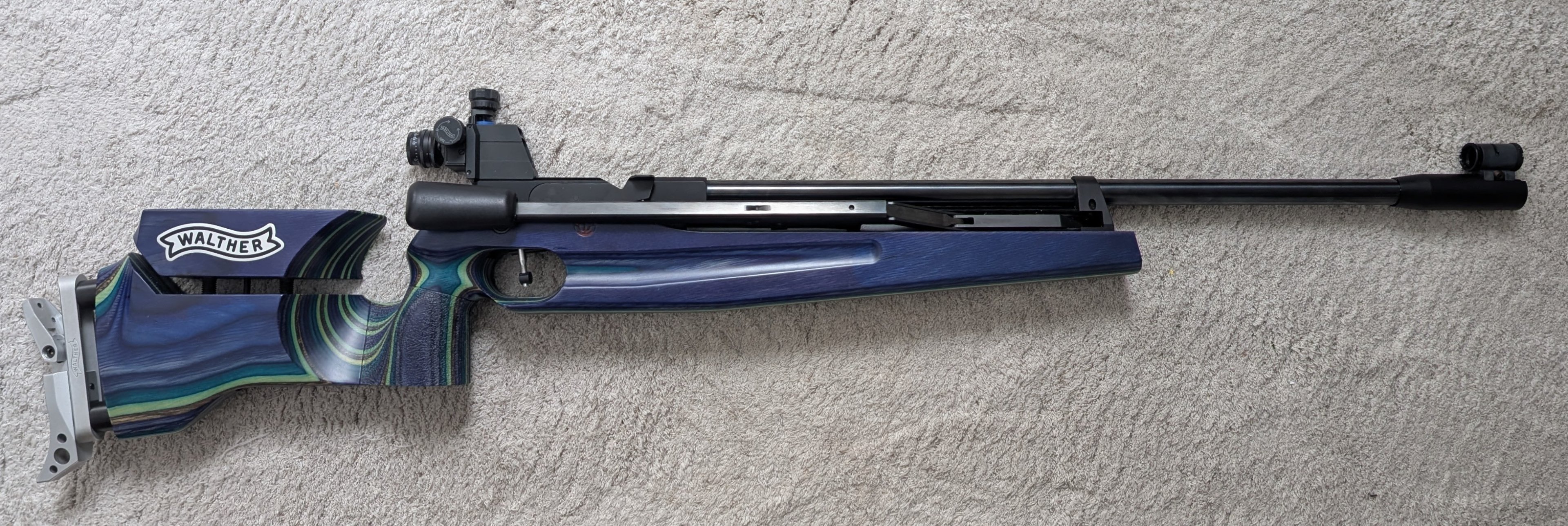 Walther LG 210 Matchluftgewehr - Kal. 4,5 mm (.177) - Seitenspanner – Bild 1