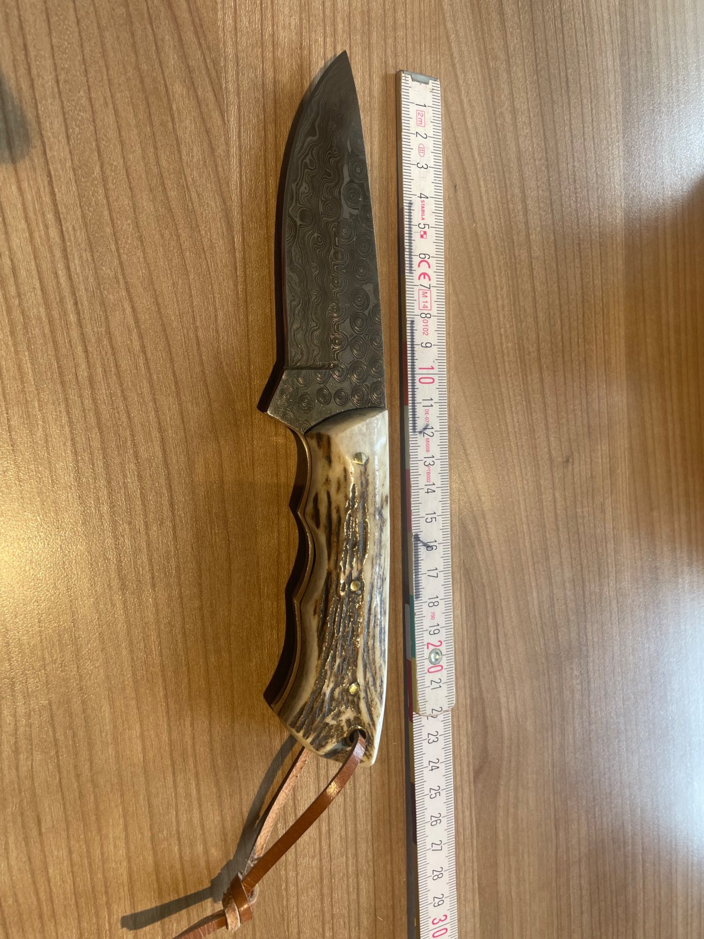 Damastmesser Jagdmesser Messer – Bild 4