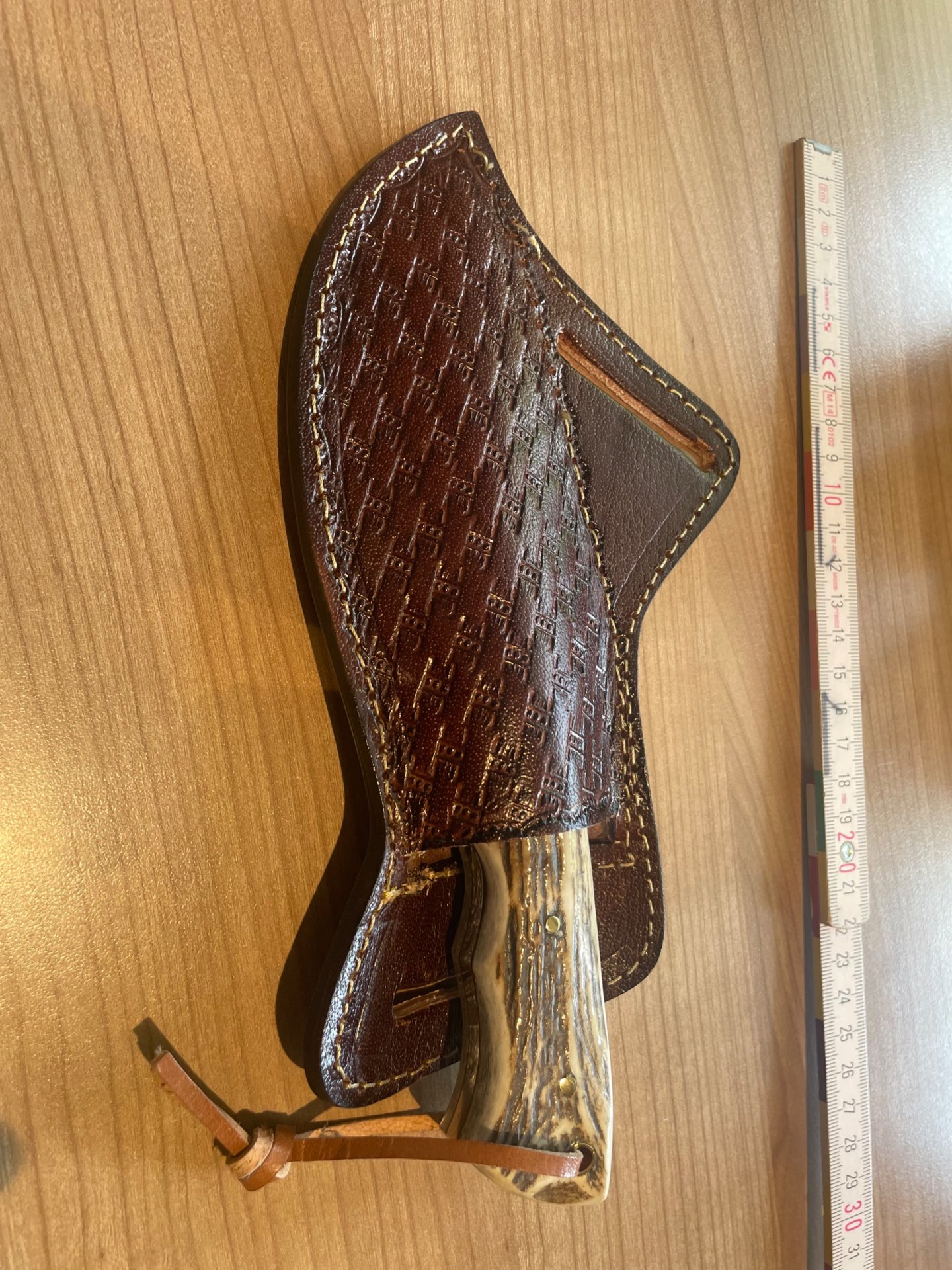 Damastmesser Jagdmesser Messer – Bild 7