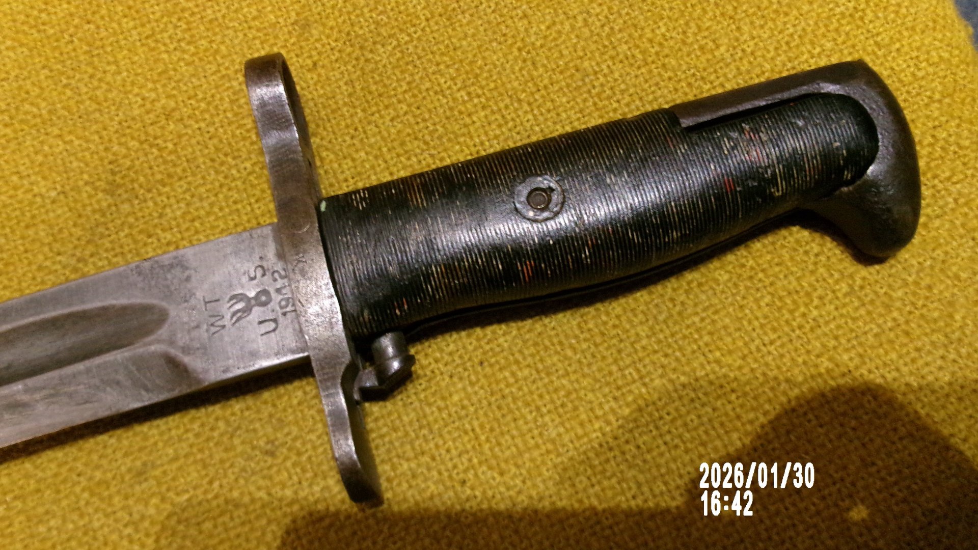 Selten, US Springfield Garand Bajonett M1905E1 von WT, nur 60000 produziert – Bild 1