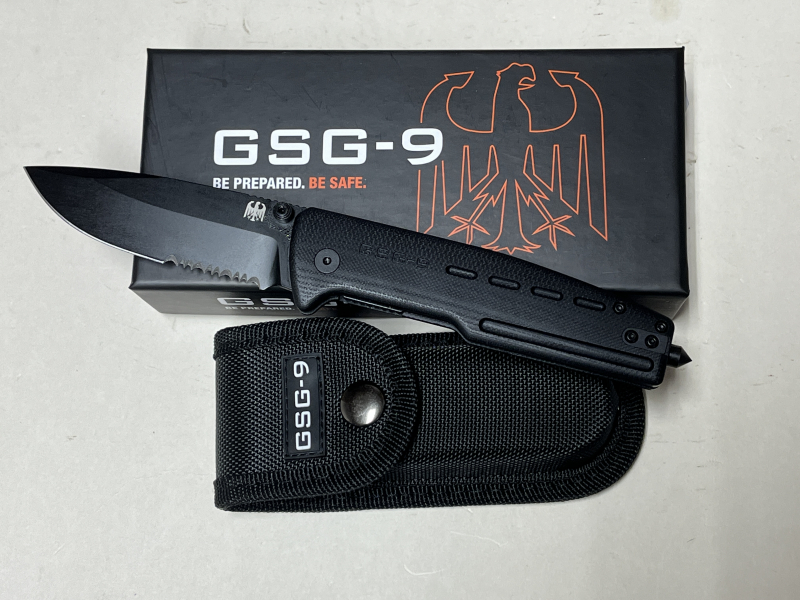 GSG-9 Klappmesser EM1 - Wellenschliff – Bild 1