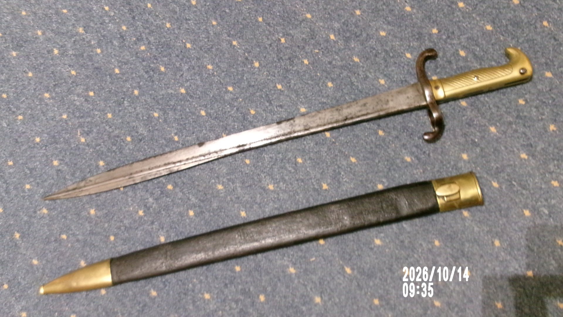 Selten Füsilier Seitengewehr FSG M1860 Bajonett, Schutztruppe, Marine See Bataillon – Bild 2