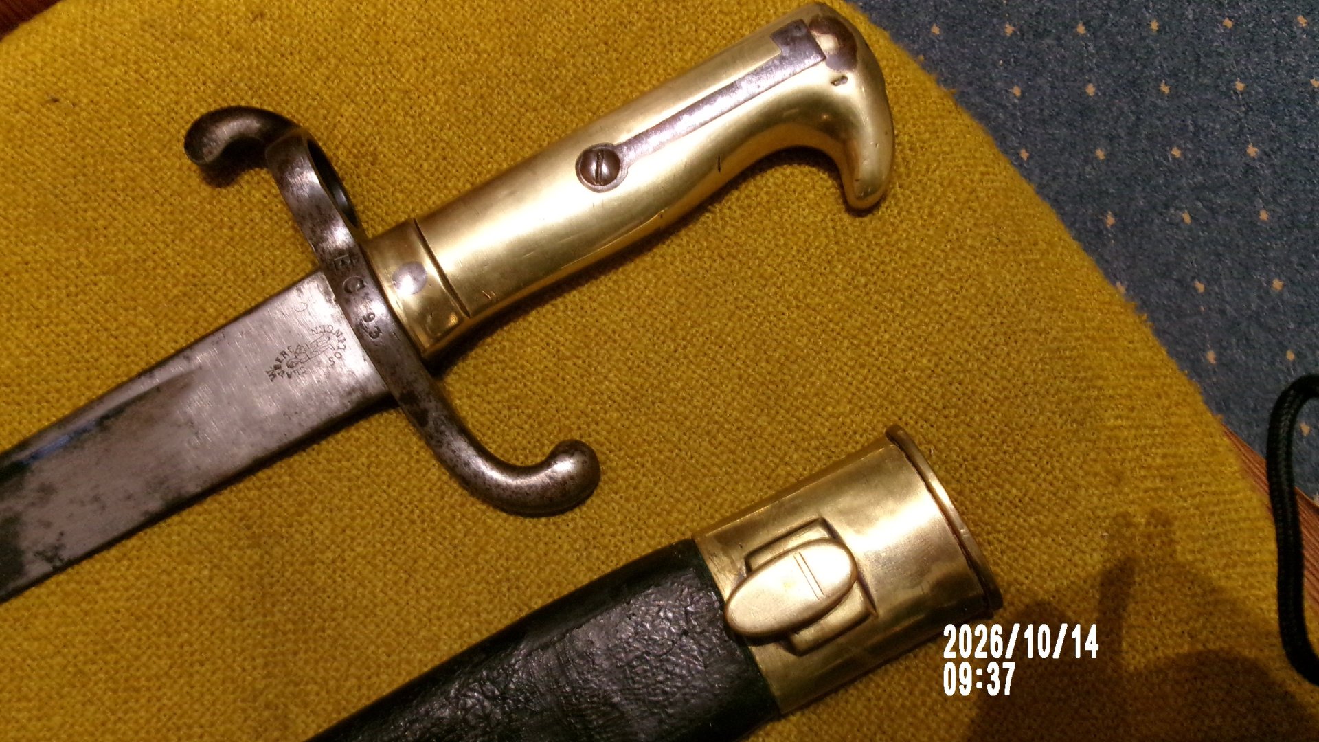 Selten Füsilier Seitengewehr FSG M1860 Bajonett, Schutztruppe, Marine See Bataillon – Bild 6