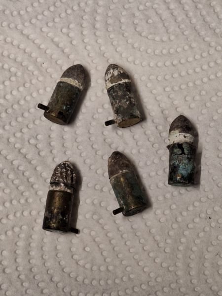 9mm Stiftfeuerpatronen Lefaucheux Deko – Bild 2