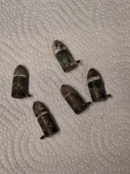 9mm Stiftfeuerpatronen Lefaucheux Deko – Bild 1