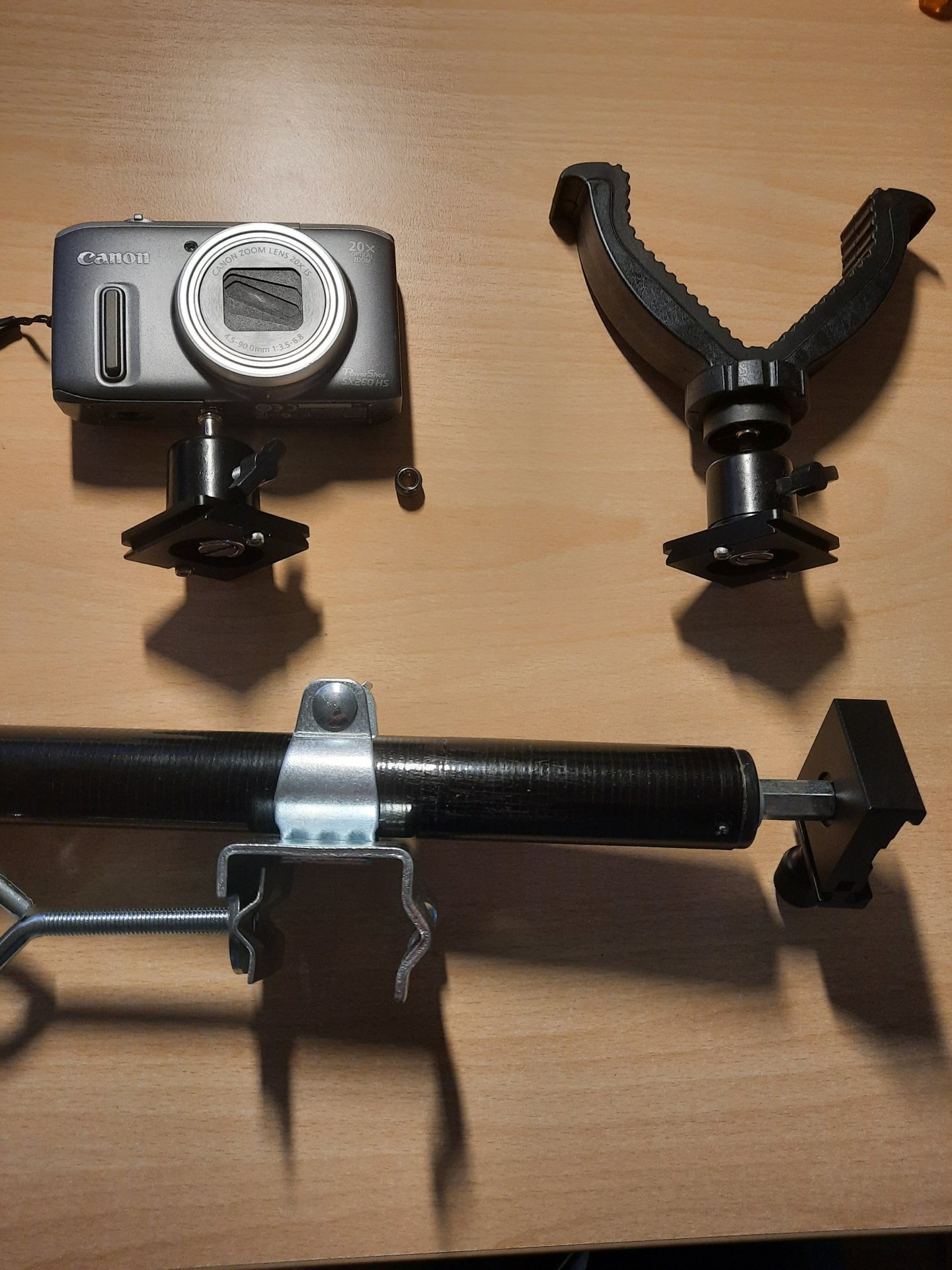 Gewehr-Auflage / Hochsitz - Kanzelfenster + Wechsel-Platte / Kamera-Spektiv – Bild 4
