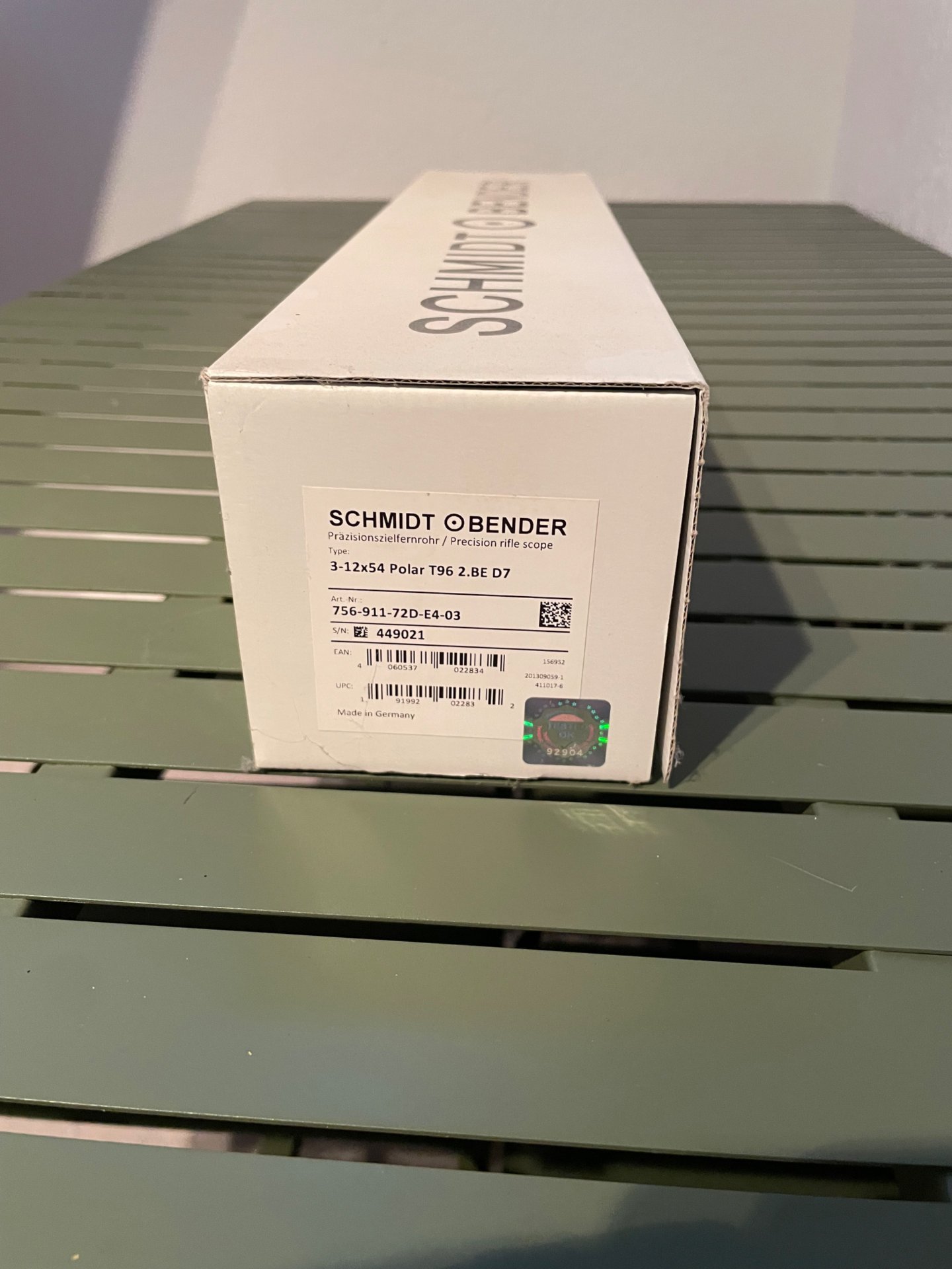 Originalverpackungen Zeiss Varipoint Dialyth, Swarovski Z6 und Schmidt & Bender Exos Polar – Bild 3